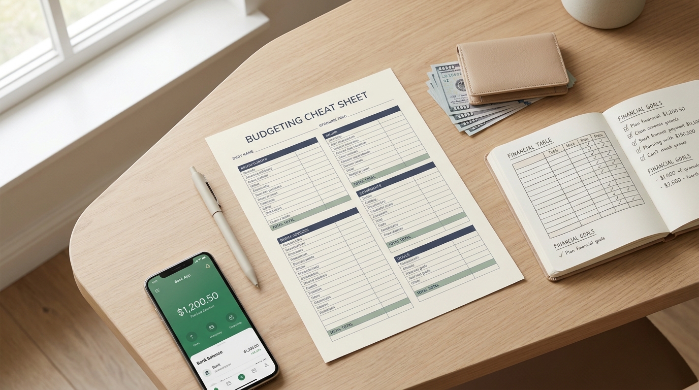 Budget Clarity Cheat Sheet for Avoiding Overdrafts