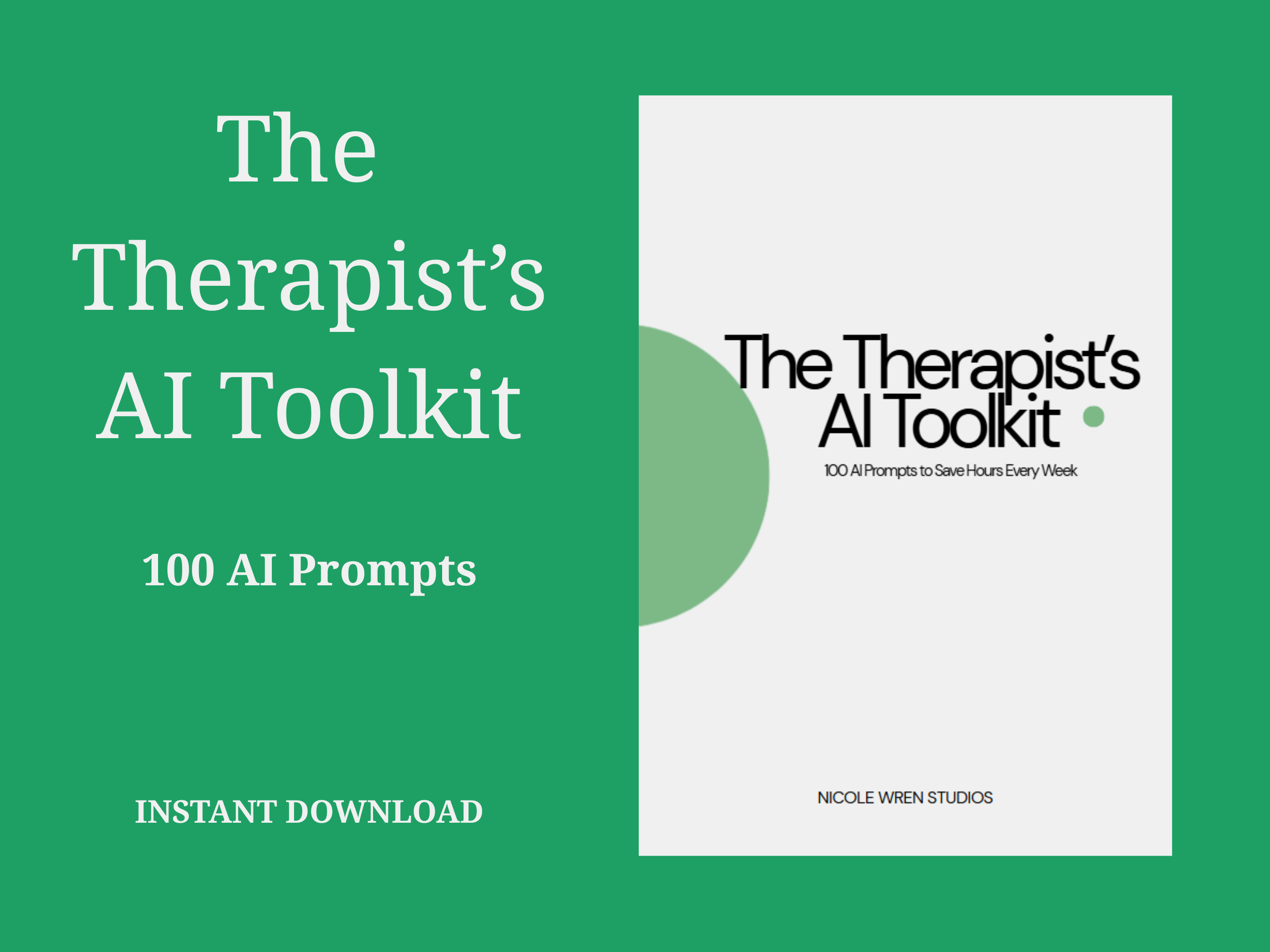 The Therapist's AI Toolkit