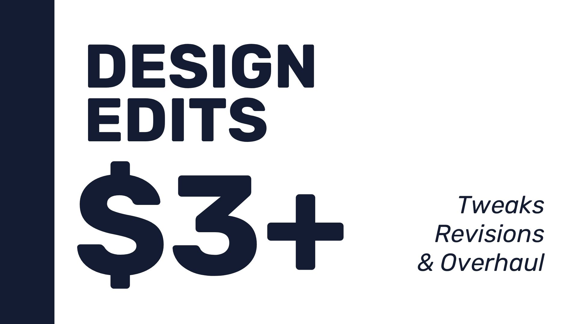 Design Edits