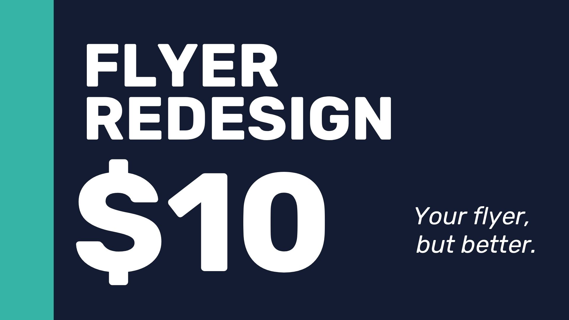 Flyer Redesign