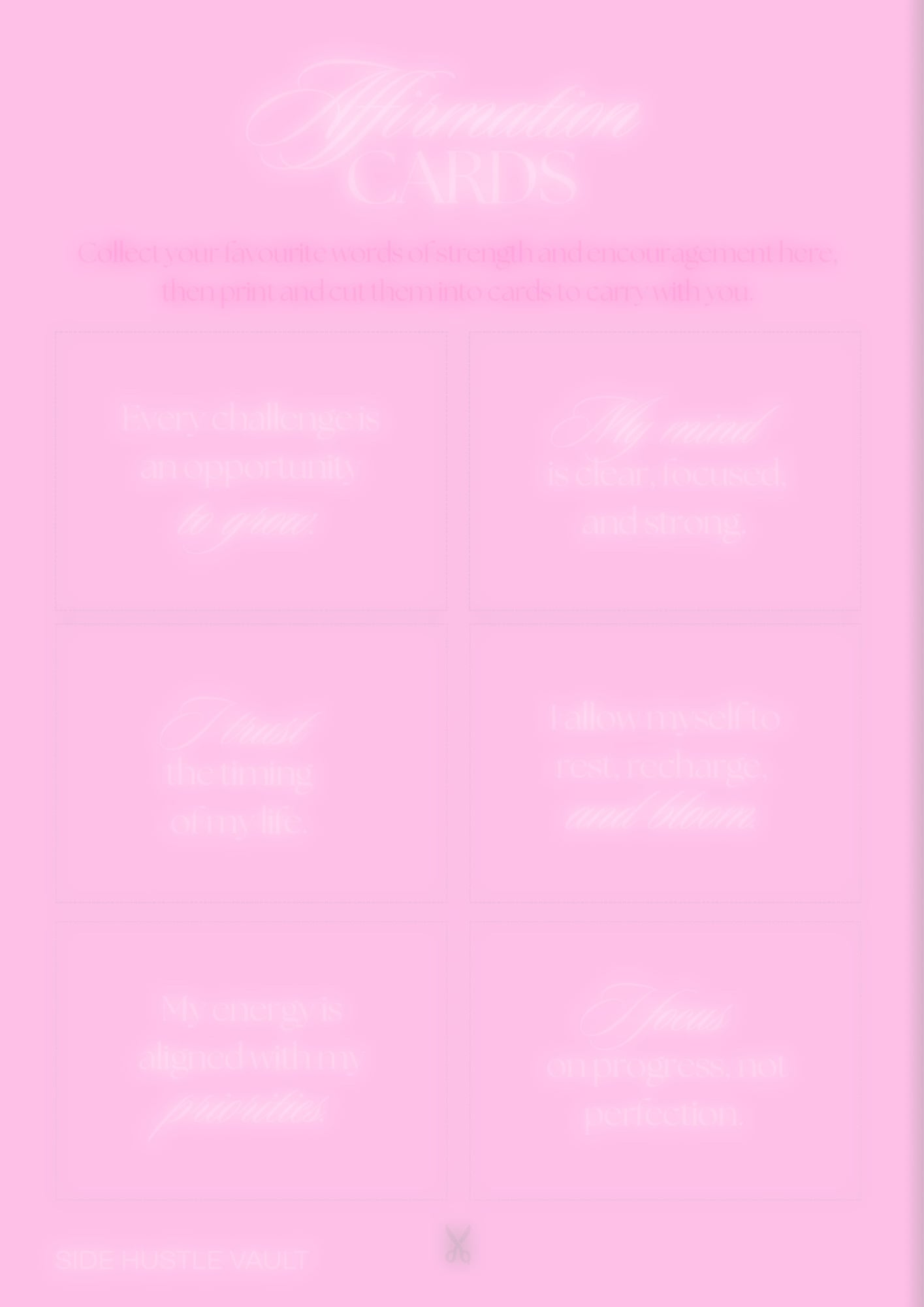 AFFIRMATION AND HABIT TRACKER