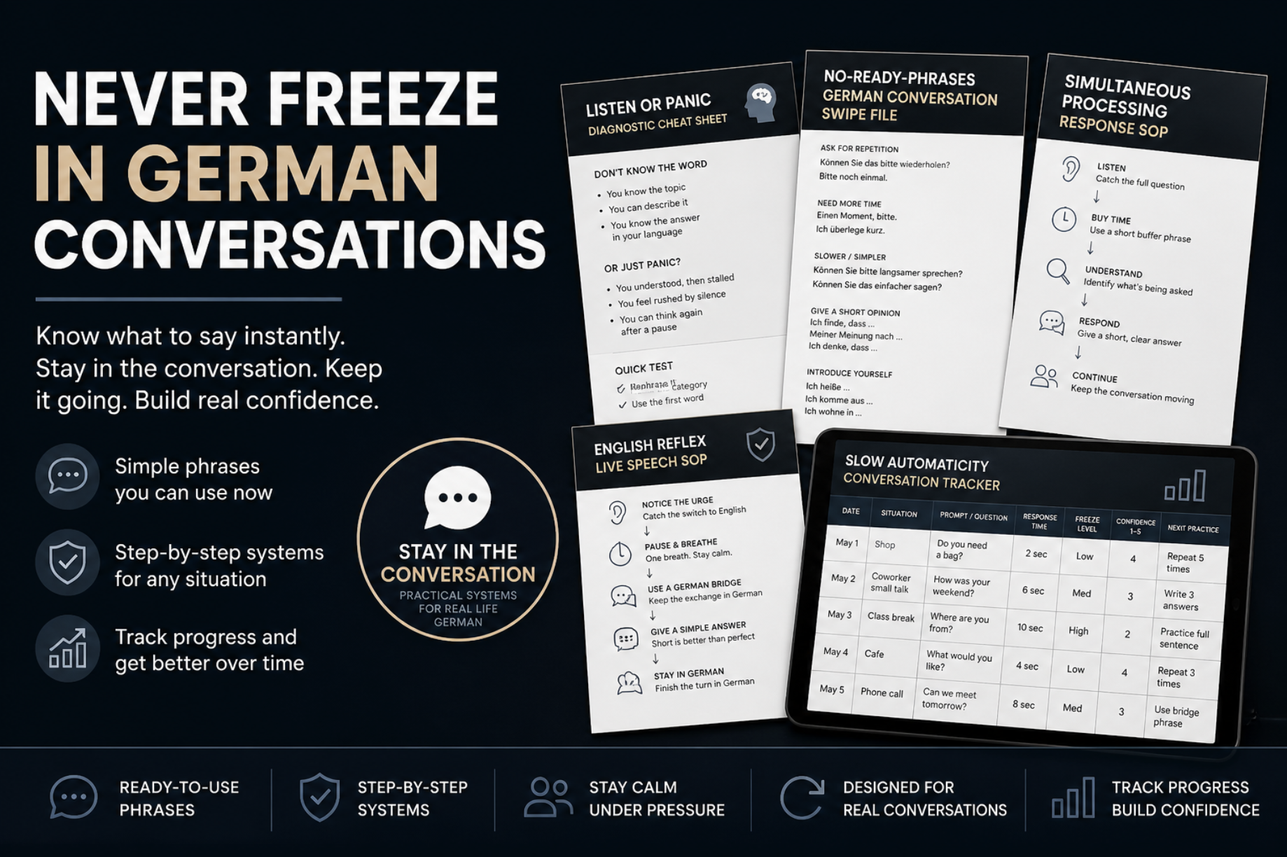 Never Freeze in German Conversations Again