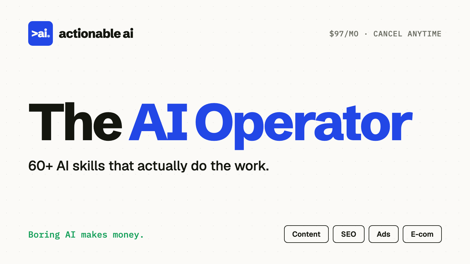 AI Operator 