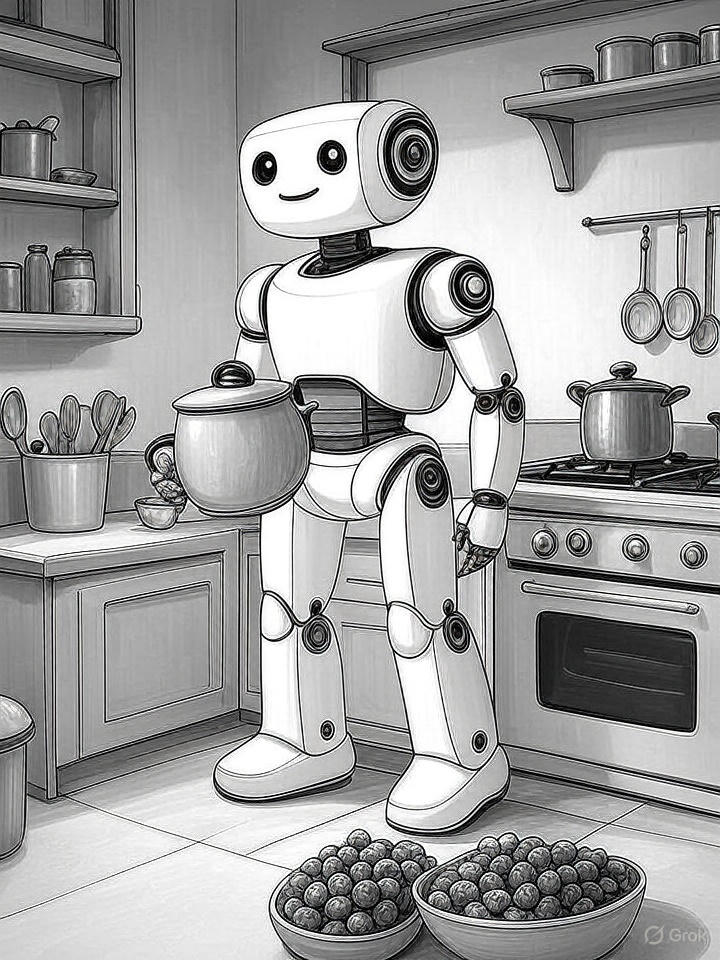 Robots in Real Life Coloring Book Series #1