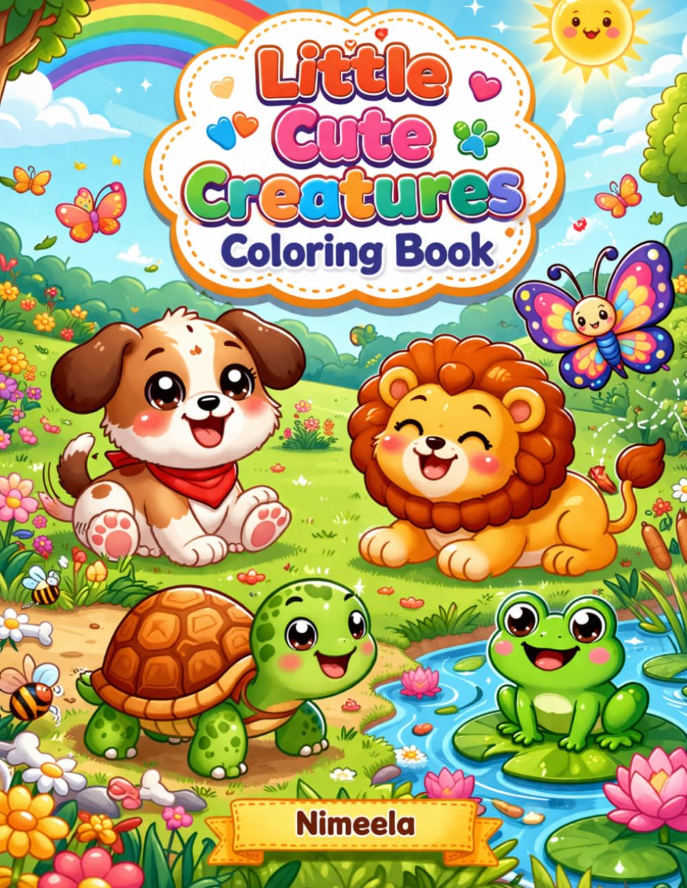 Little Cute Creatures Coloring Book