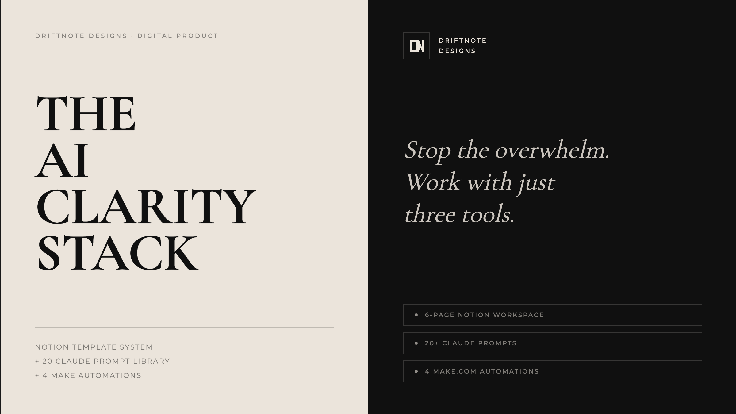 The AI Clarity Stack - Stop the Overwhelm