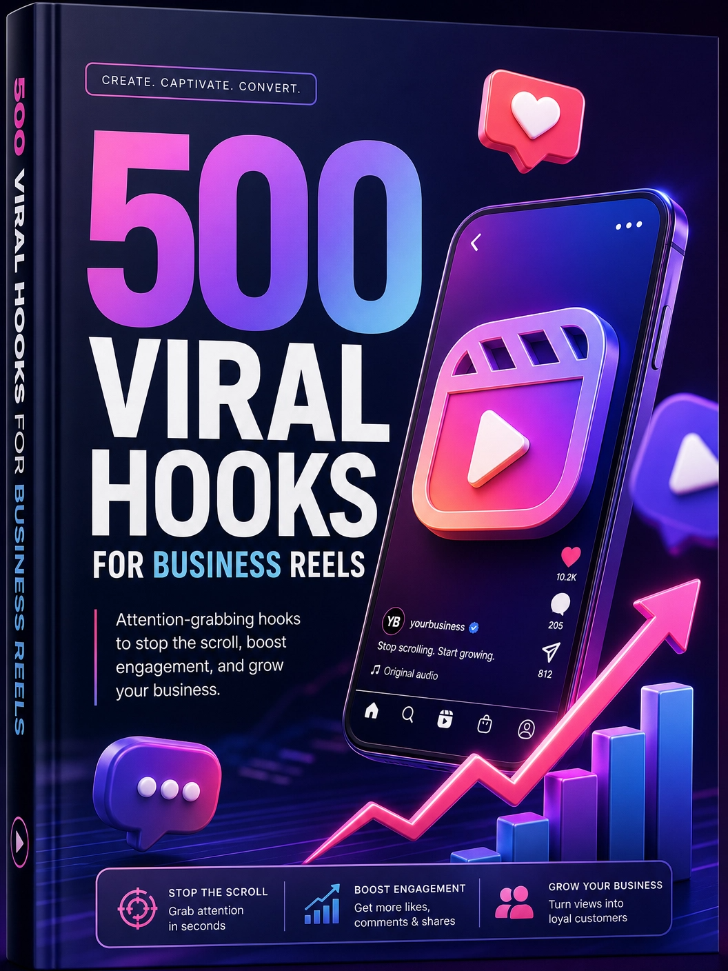500 Viral Hooks for Business Reels