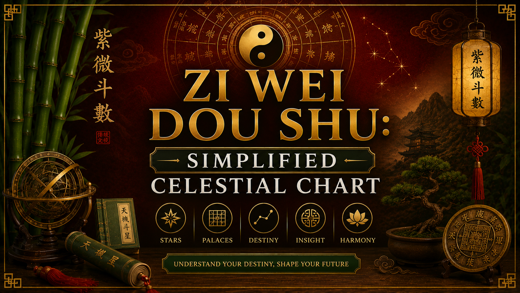 Zi Wei Dou Shu: Simplified Celestial Chart