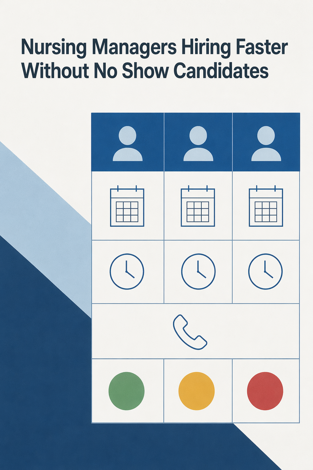Nursing Managers Hiring Faster Without No Show Candidates