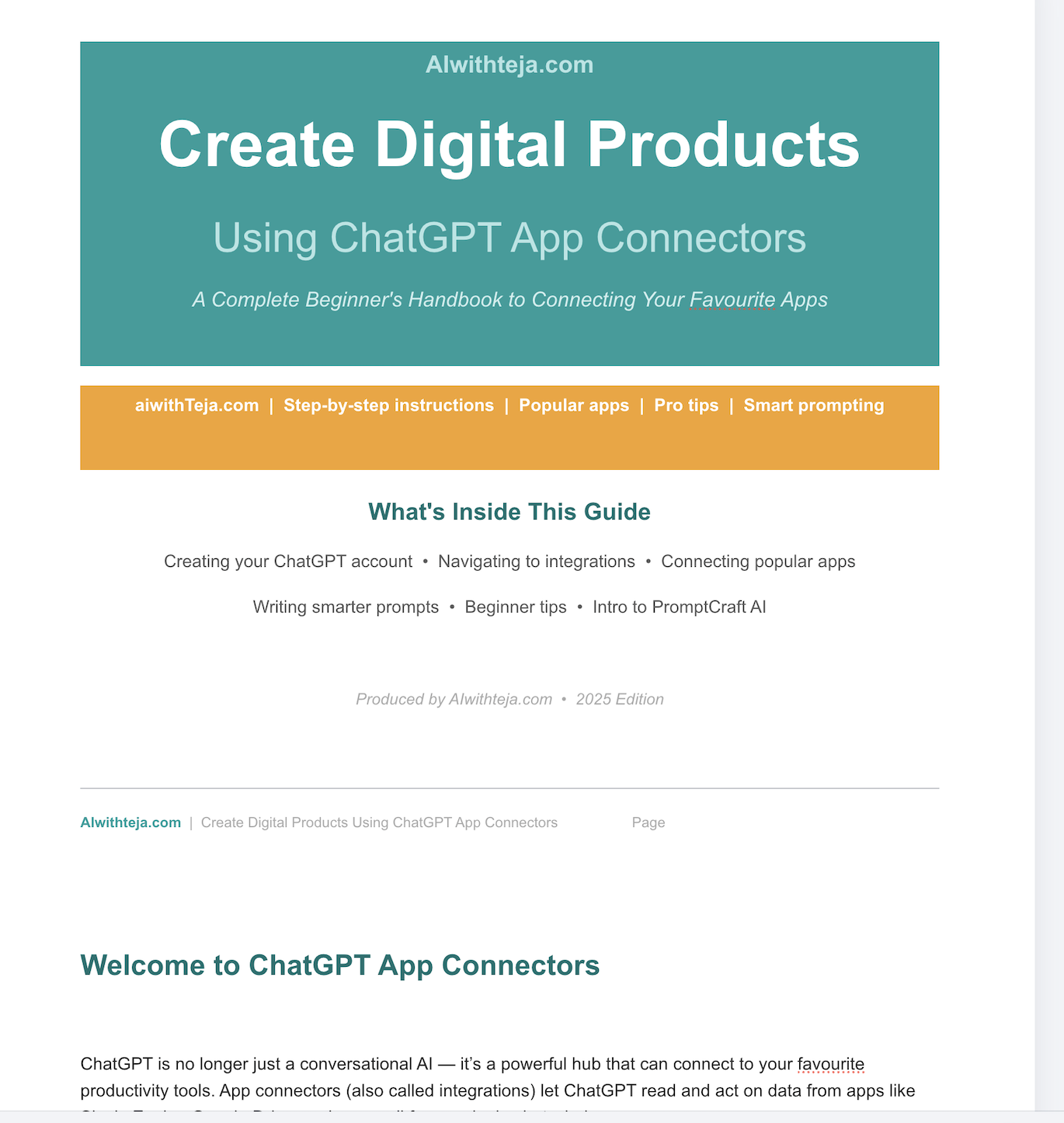 Create Digital Products with Canva + Chat GPT 
