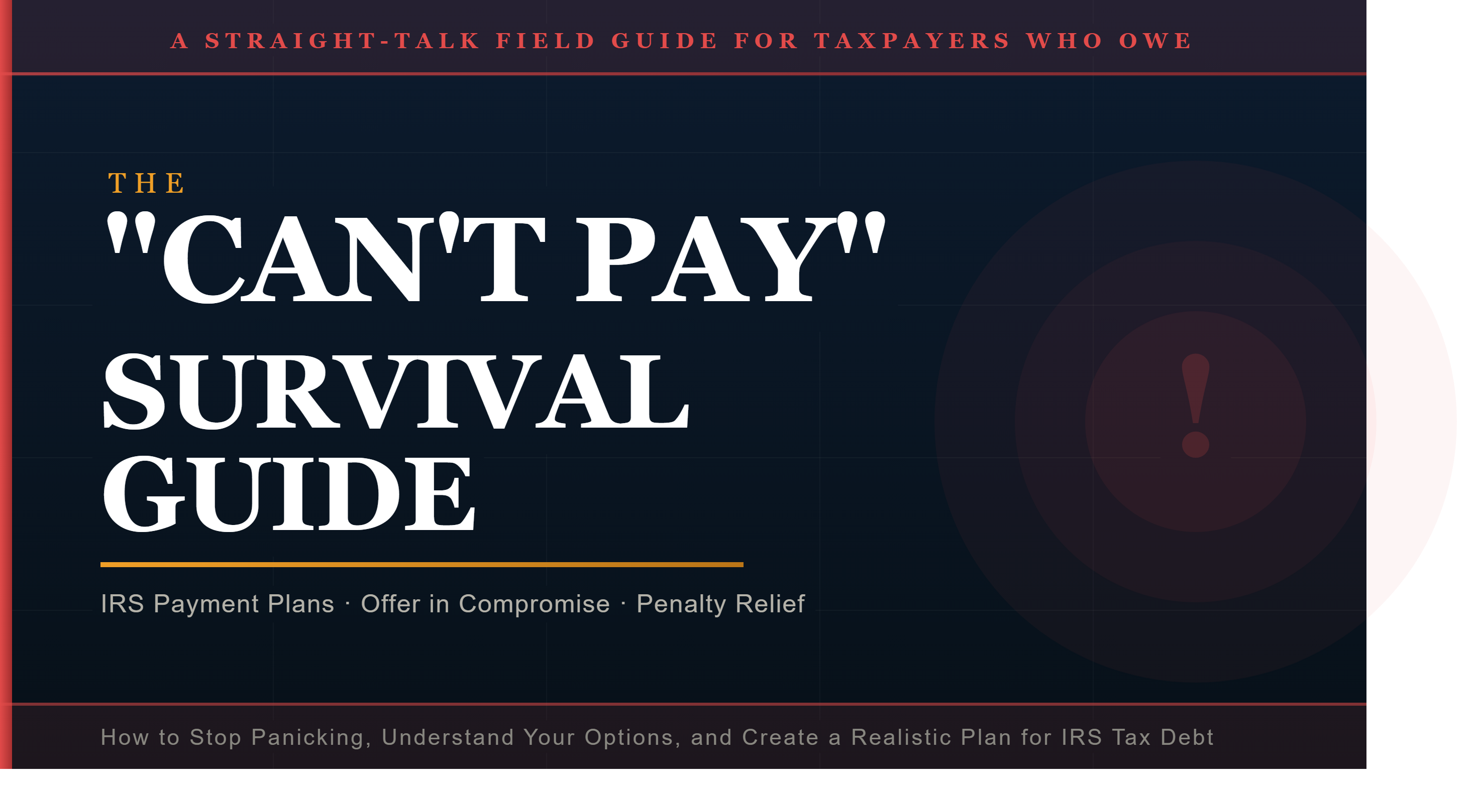 The Can't Pay Survival Guide