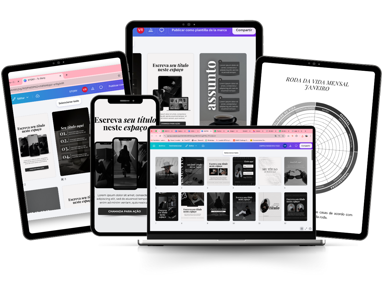 Kit Empreendedoras — Canva