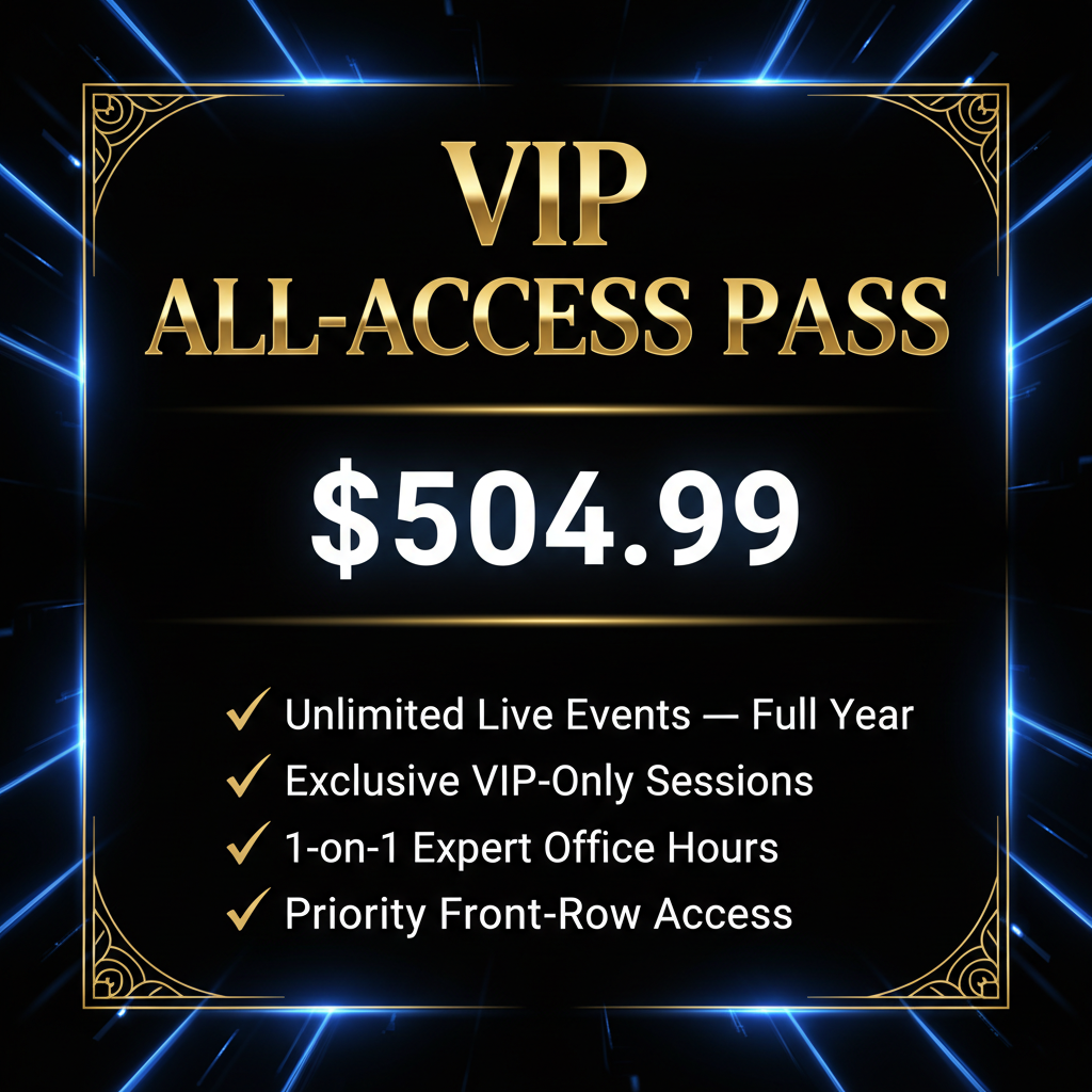 VIP Private Session Ticket