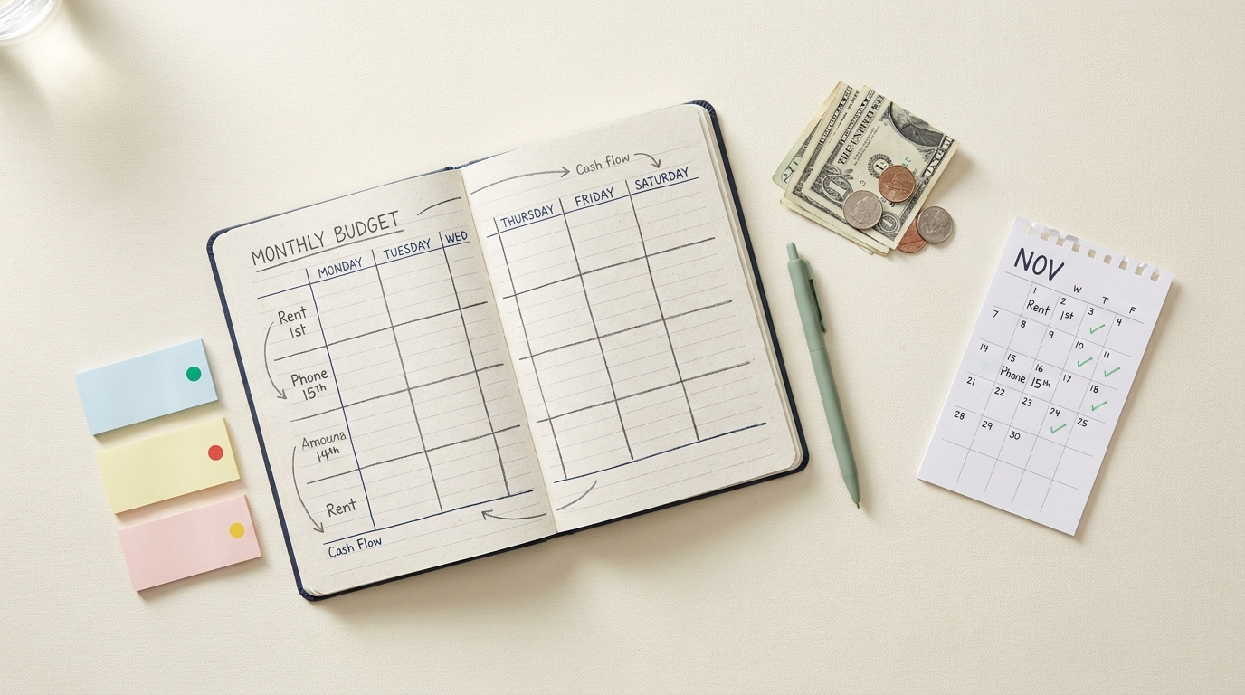 Young Adults Following A Monthly Budget Without Spreadsheets