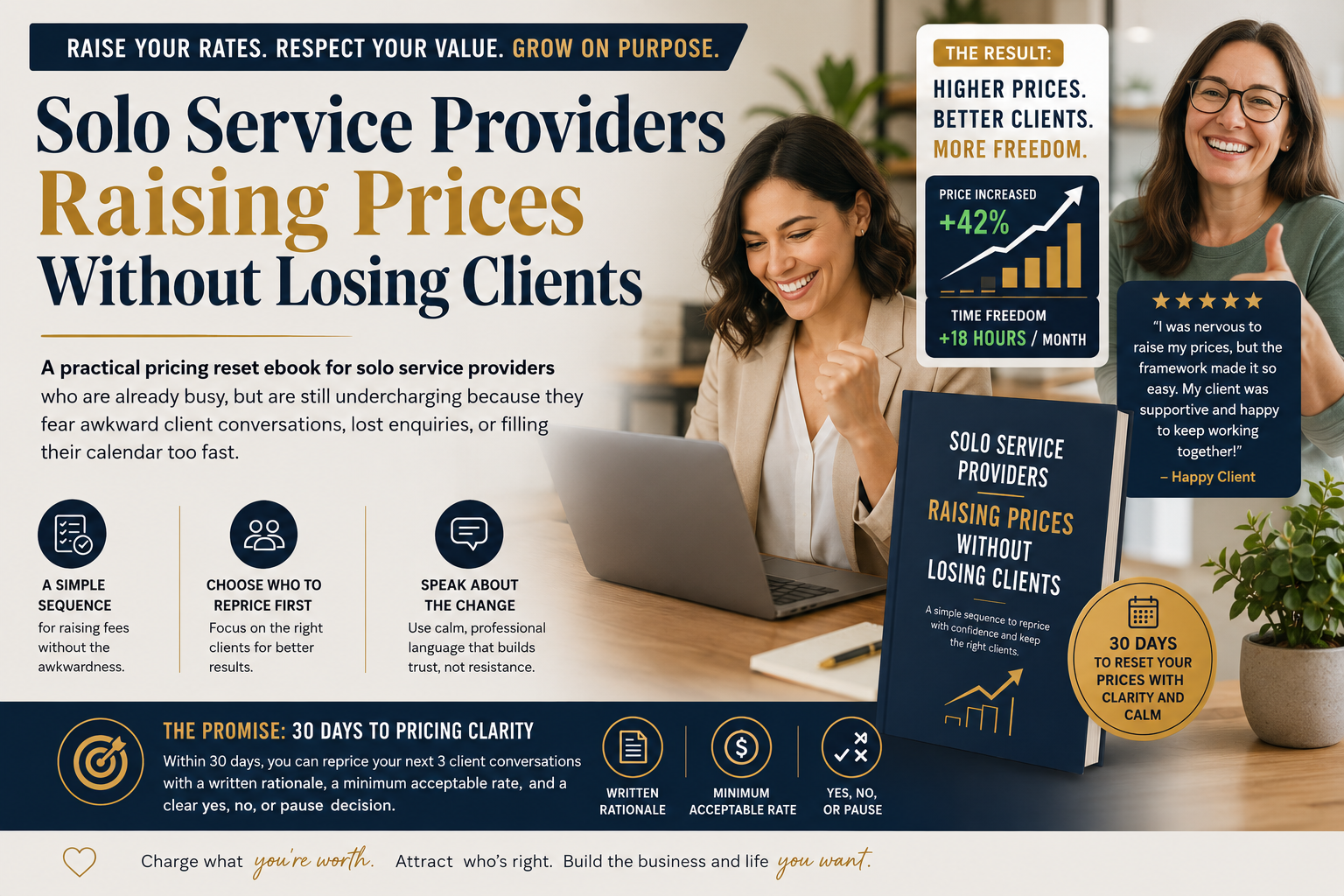 Solo Service Providers Raising Prices Without Losing Clients