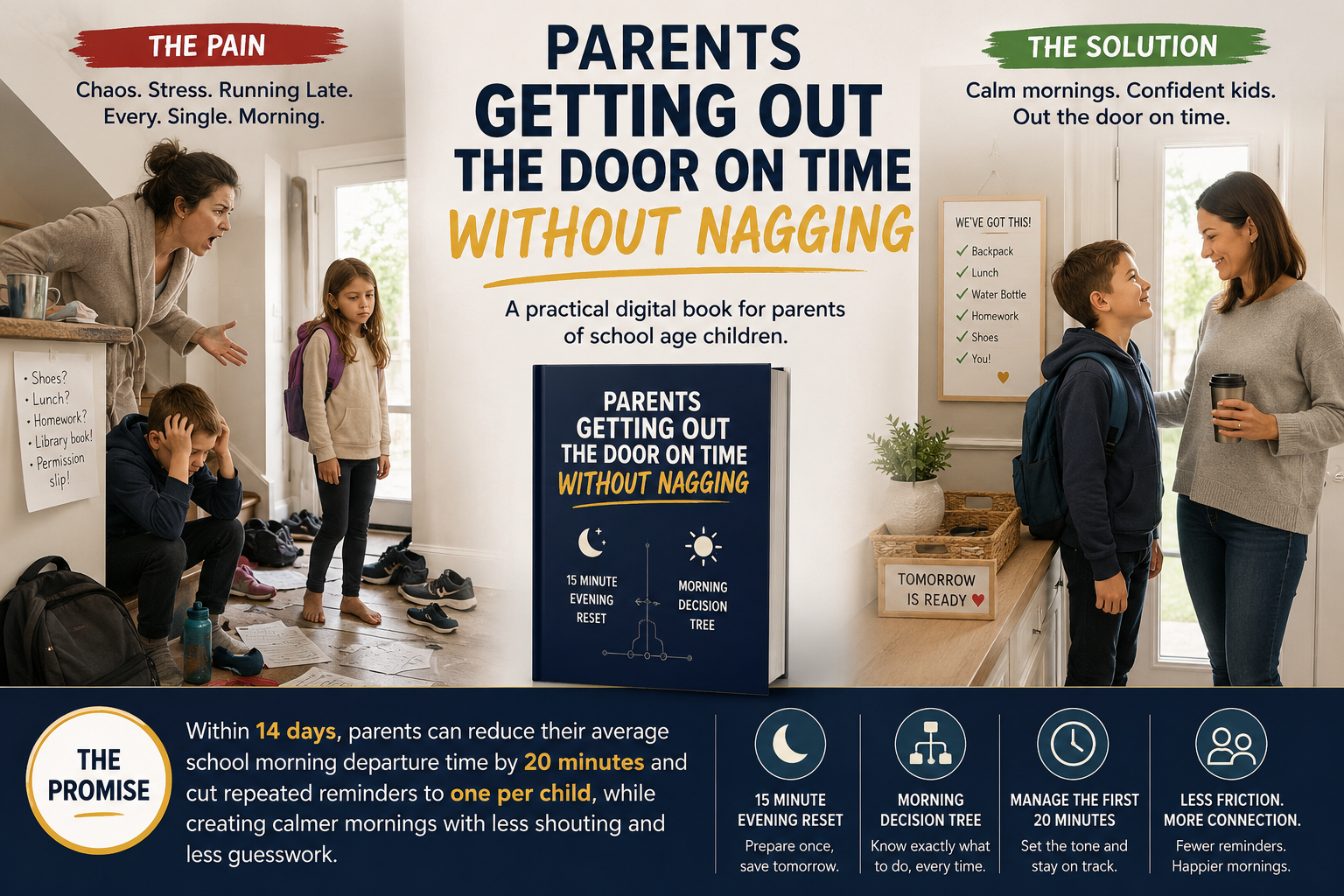 Parents Getting Out The Door On Time Without Nagging
