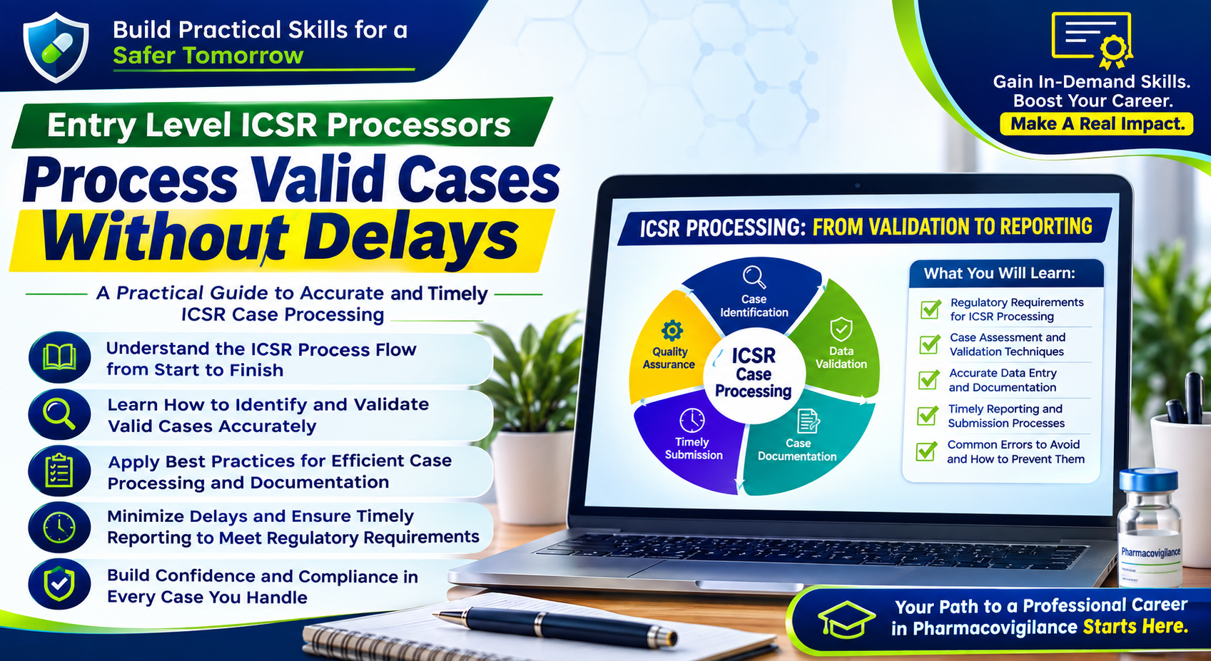 Entry-Level ICSR Processors: Process Valid Cases Without Delays
