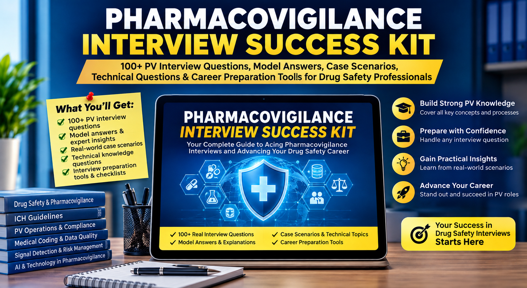 Pharmacovigilance Interview Success Kit: 100+ Questions and Model Answers