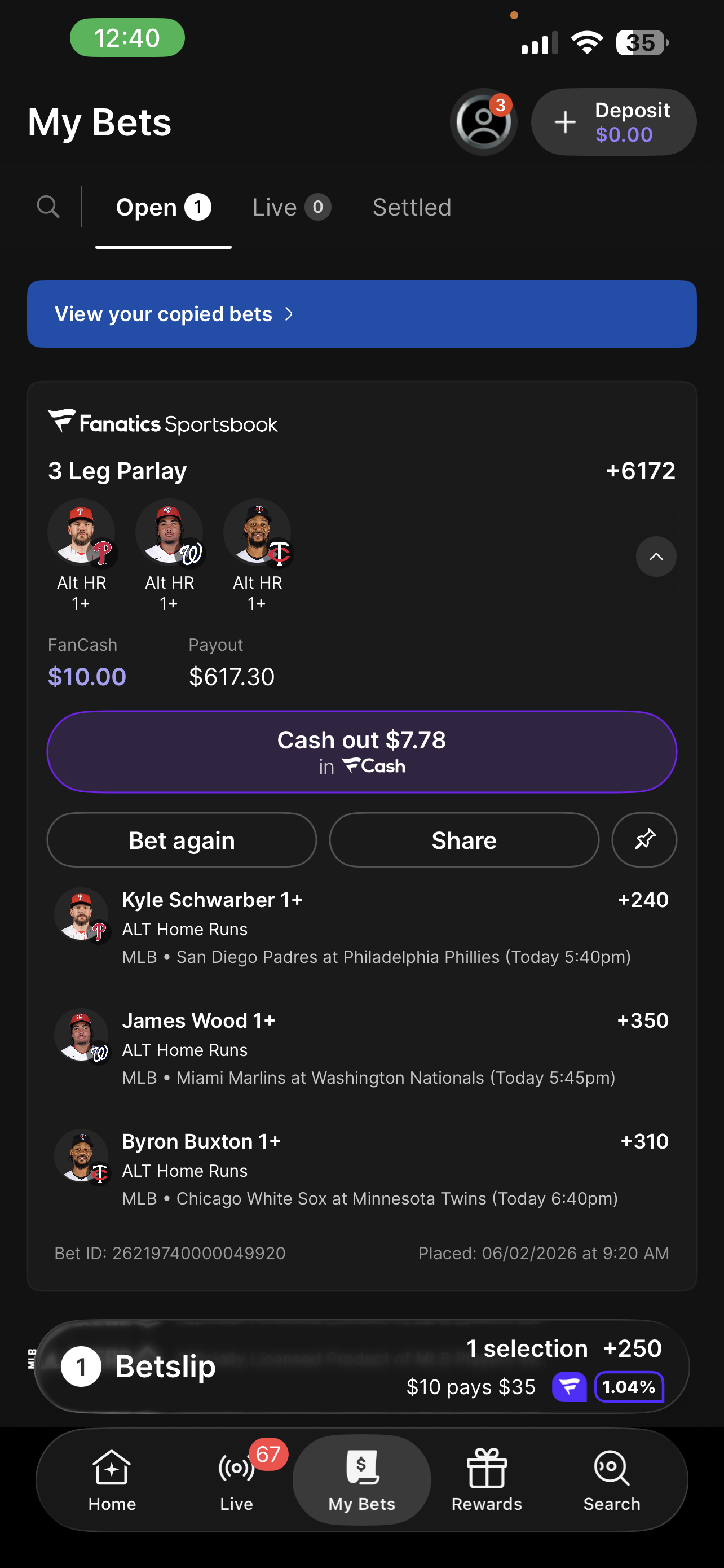 Parlays 