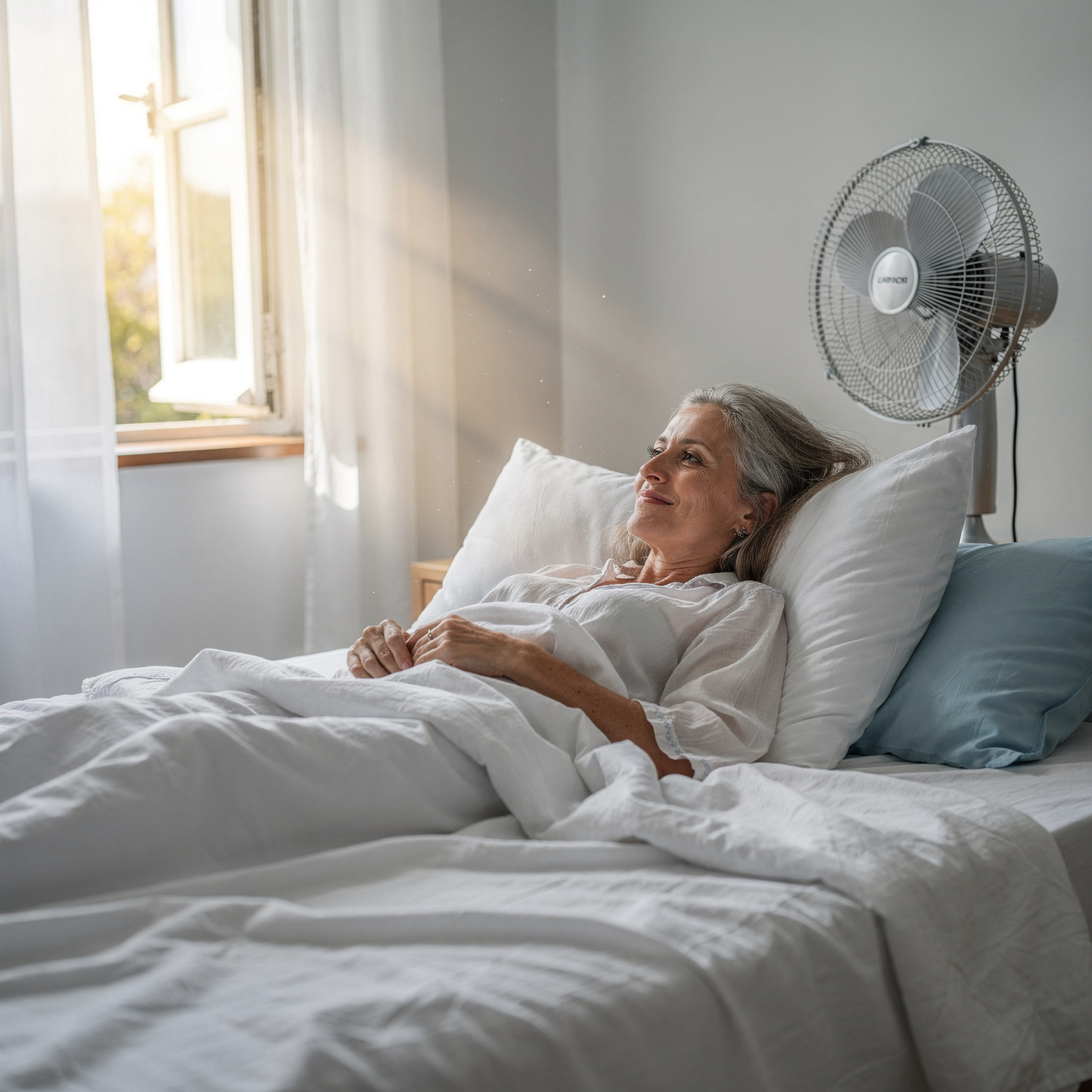 Perimenopausal Women Sleeping Cooler