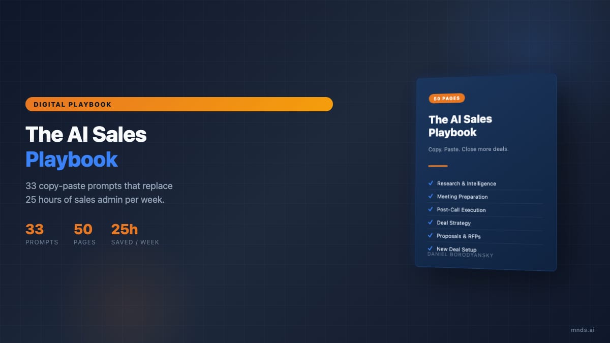 The AI Sales Playbook