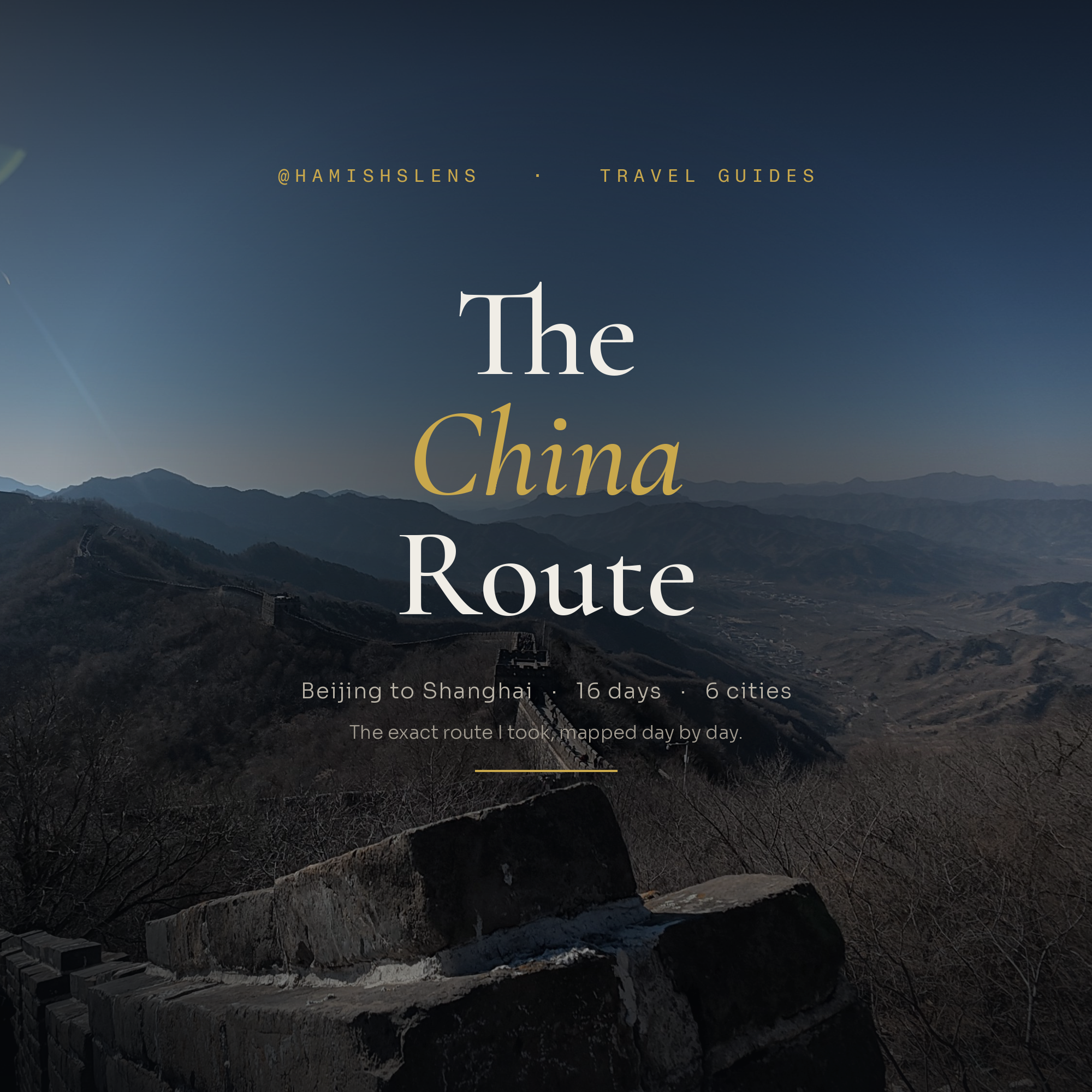 The Budget China Guide