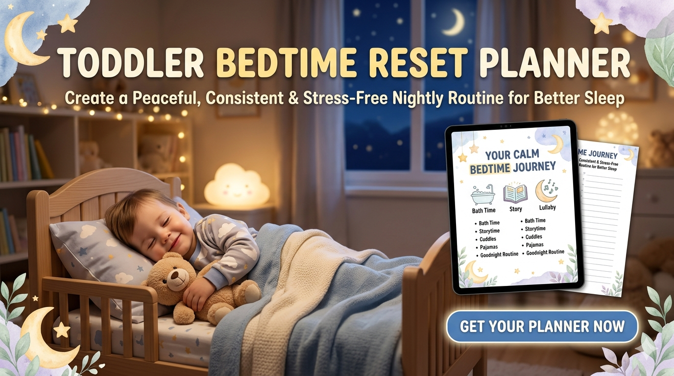 Toddler Bedtime Reset Planner 