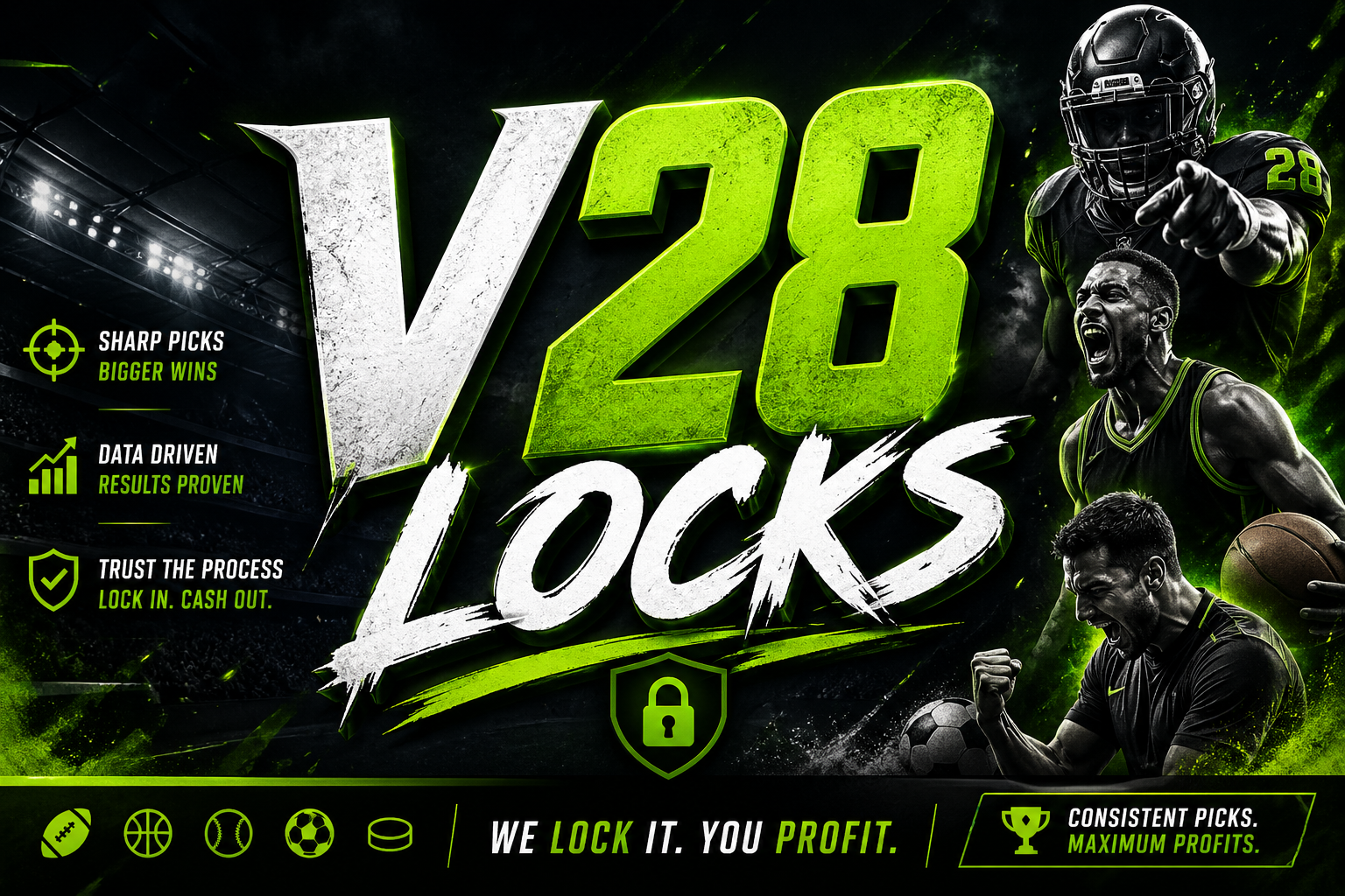 V28 LOCKS banner