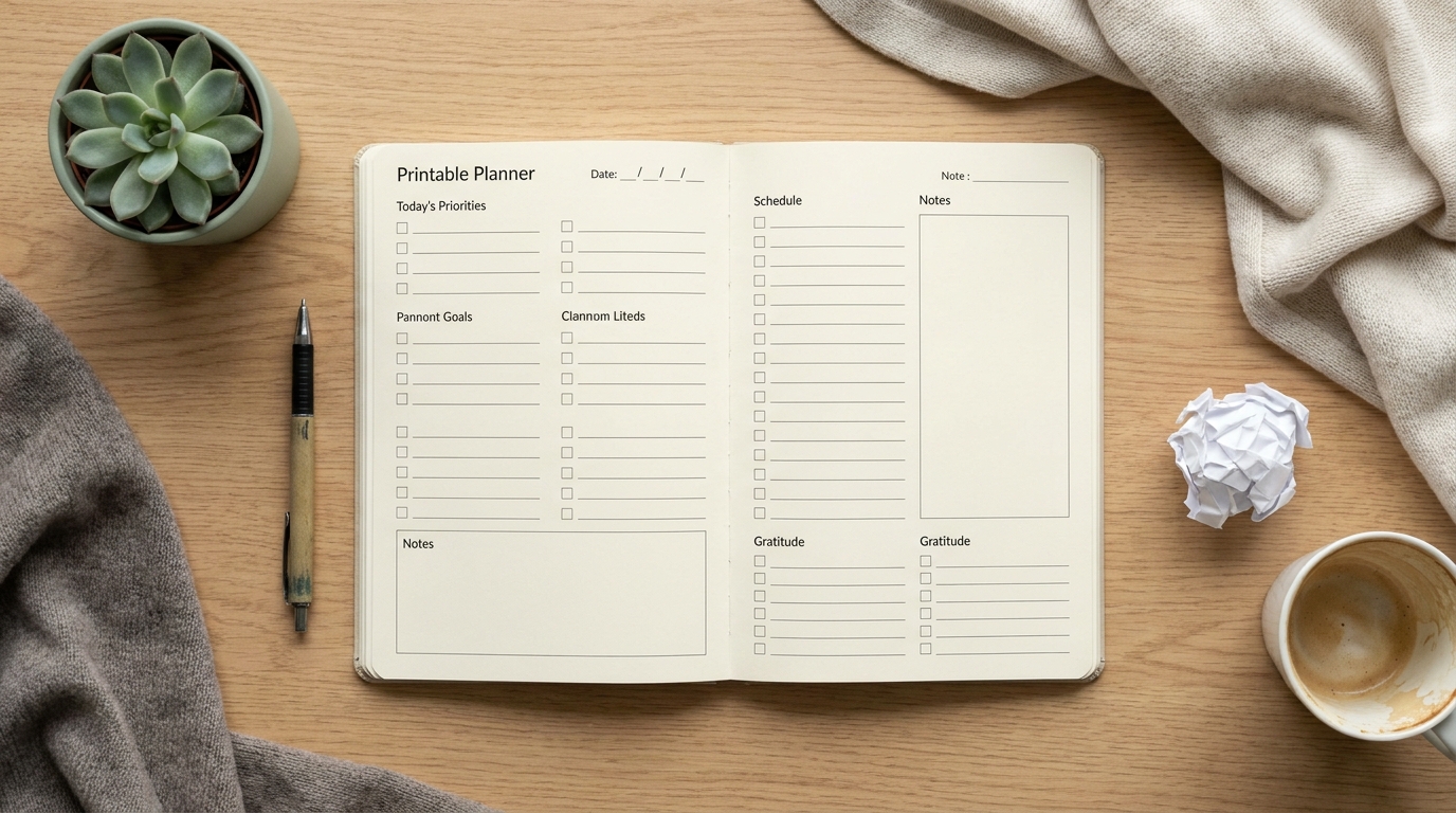 Budget Reset After a Messy Week Planner