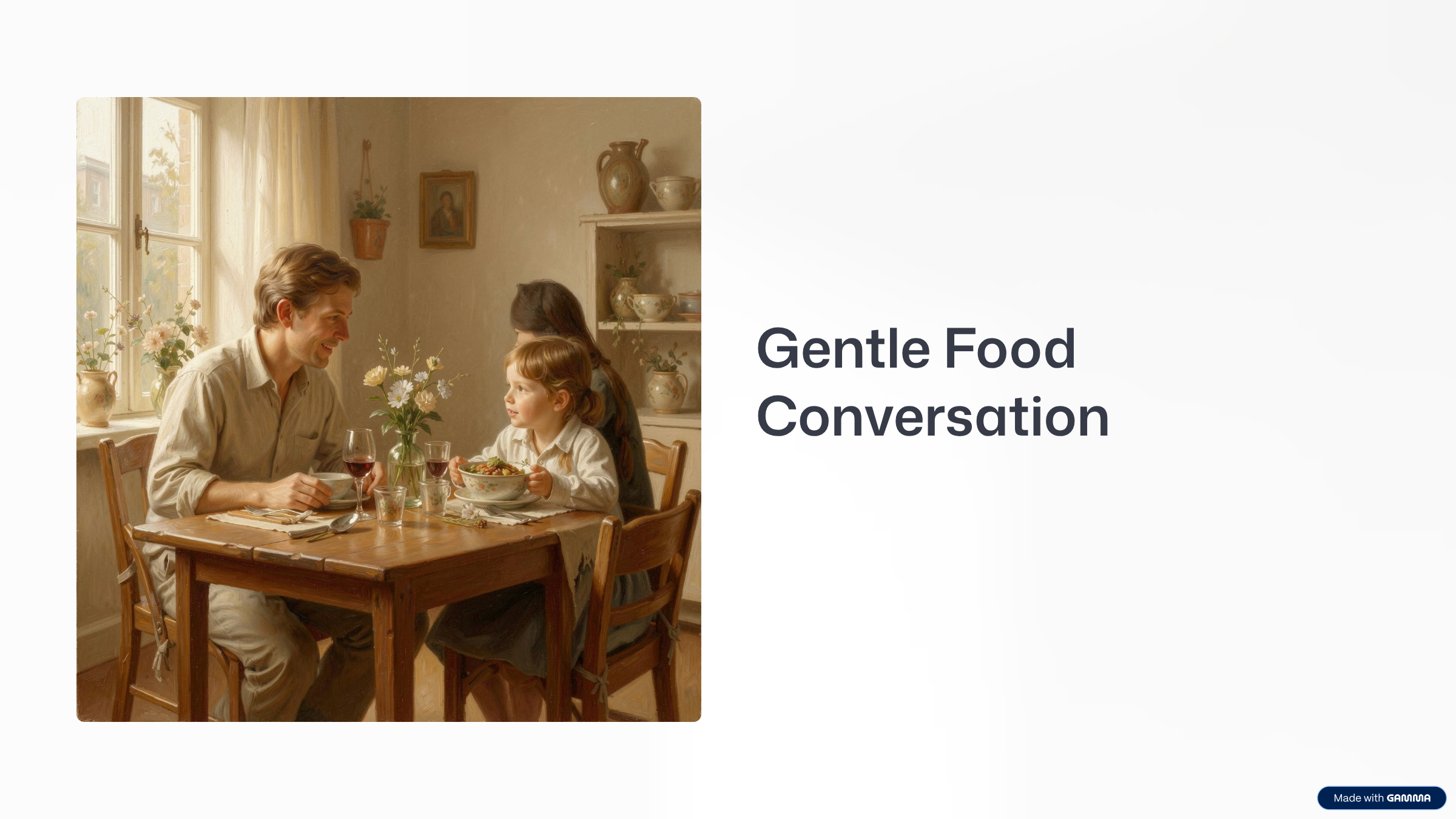 Gentle Food Conversation Starter Kit