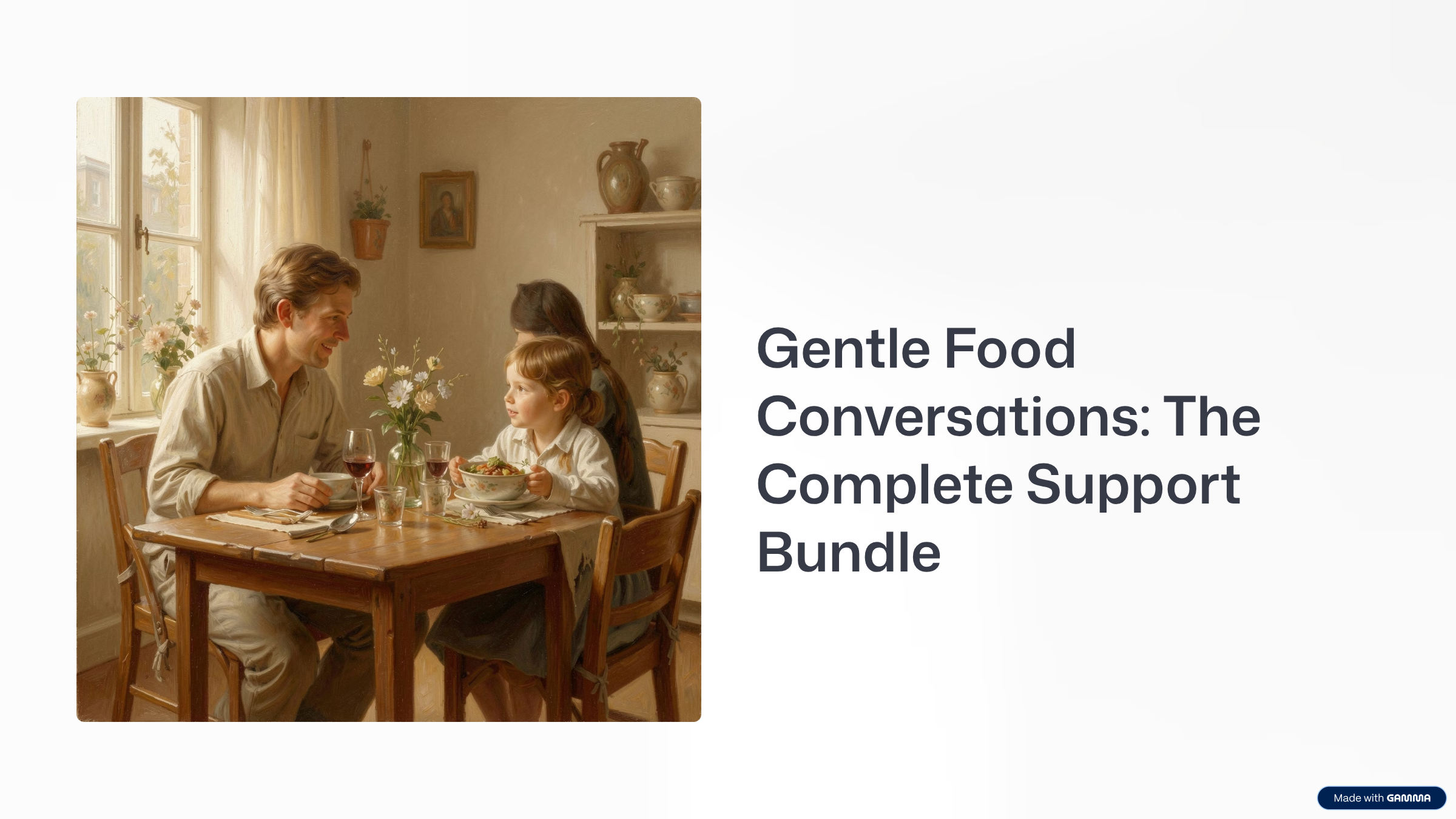 Gentle Food Conversations Complete Support bundle 