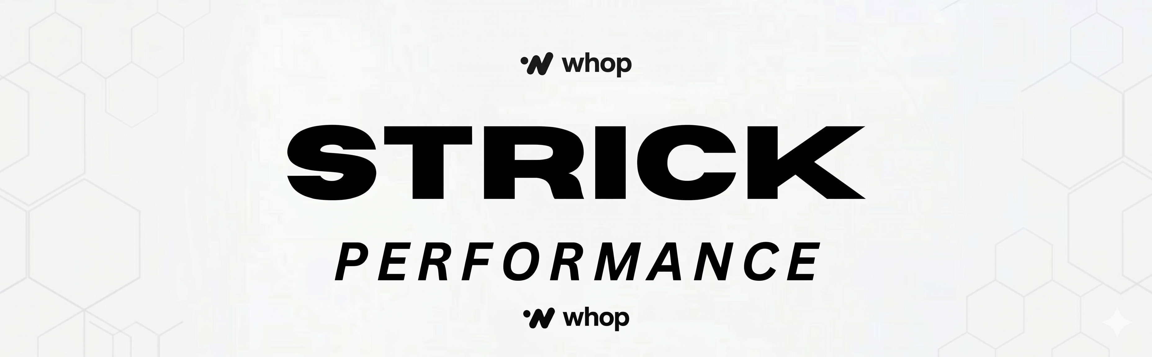 Strick Performance banner