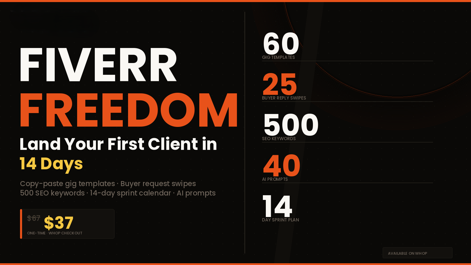 Fiverr First Client Kit  14-Day System for Beginners