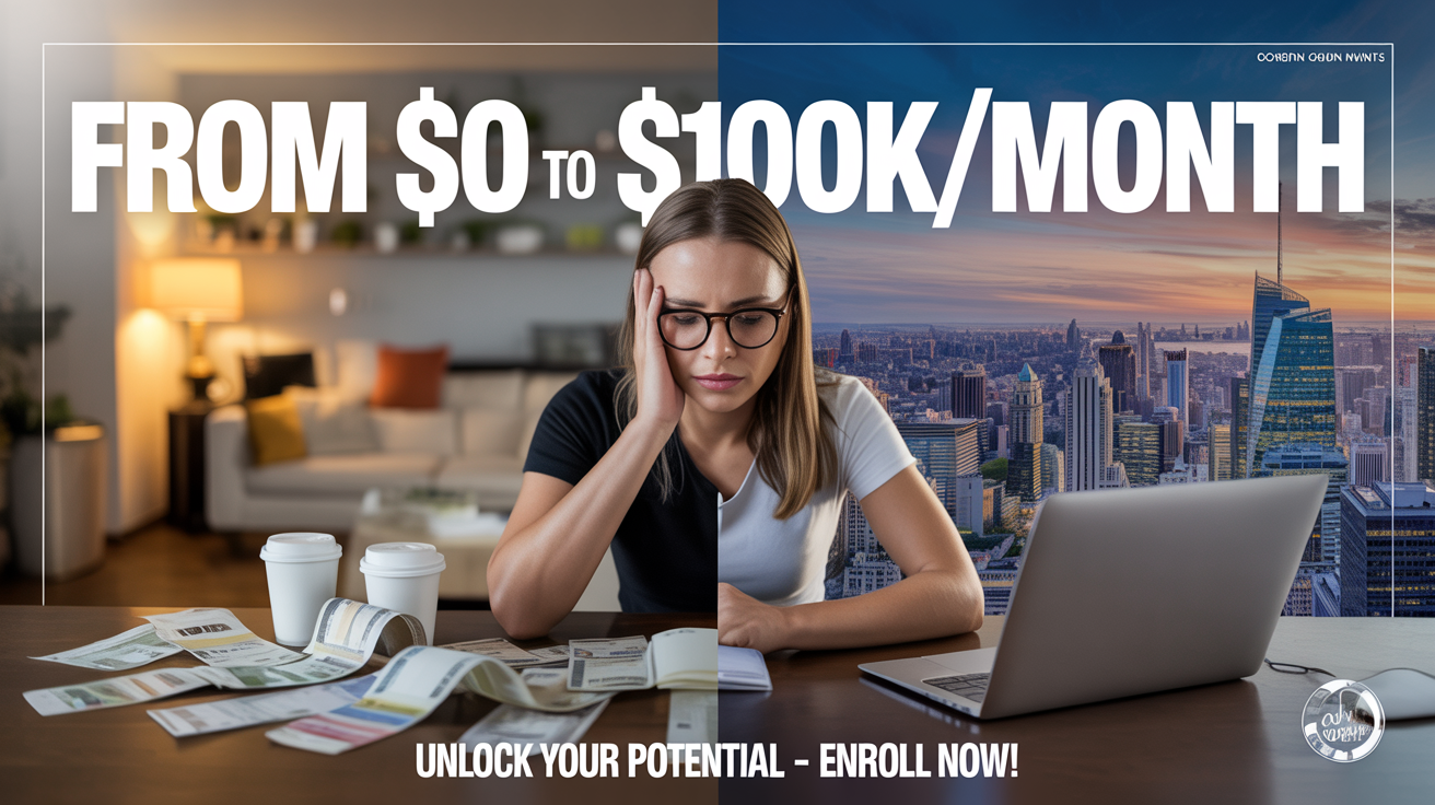 Course on how to get from $0/month to $100,000/month