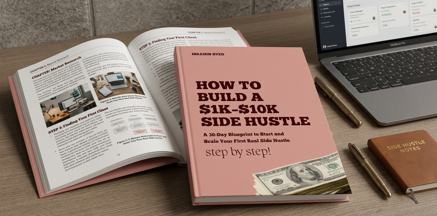 How to Build a $1,000–$10,000 Side Hustle (Ebook edition)