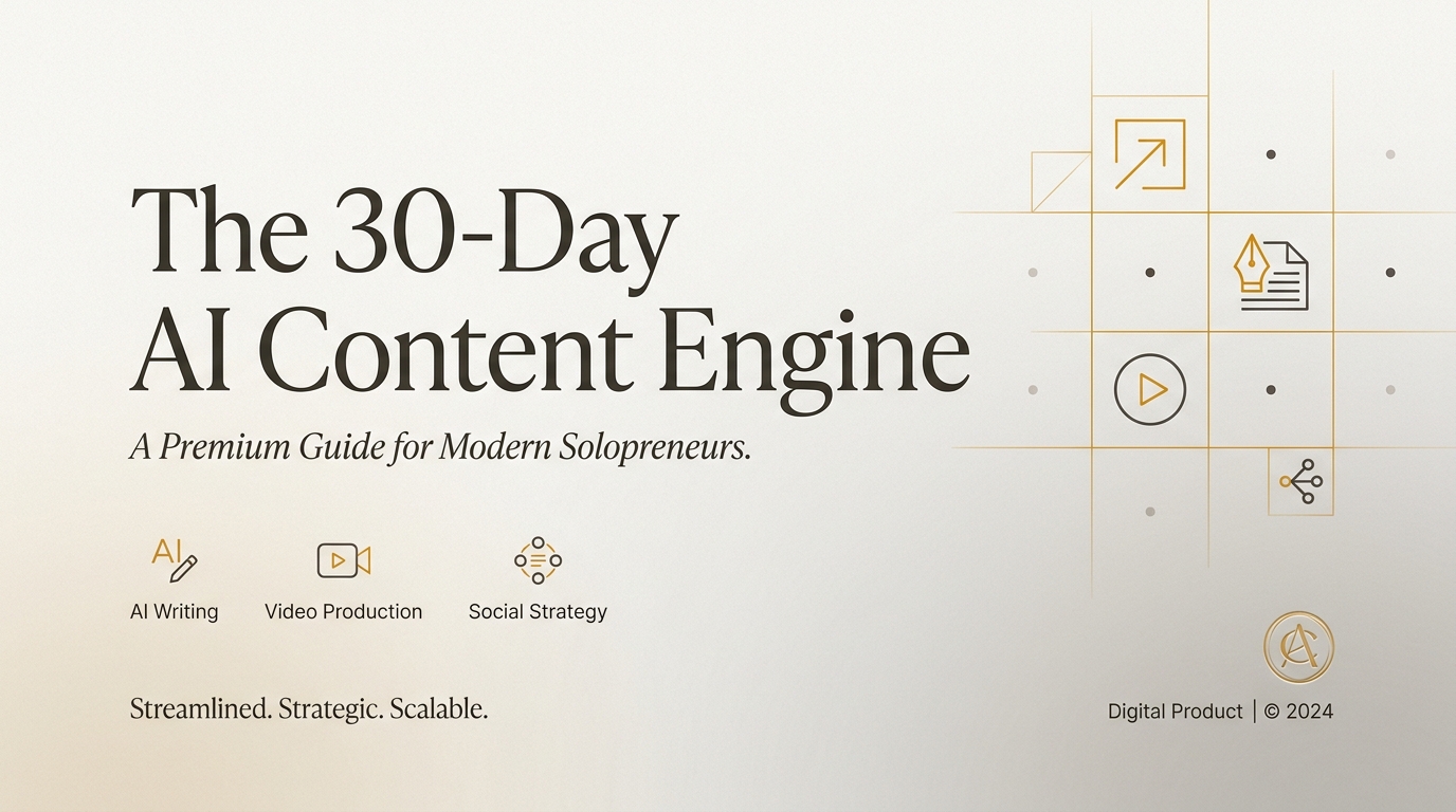 The 30-Day AI Content Engine