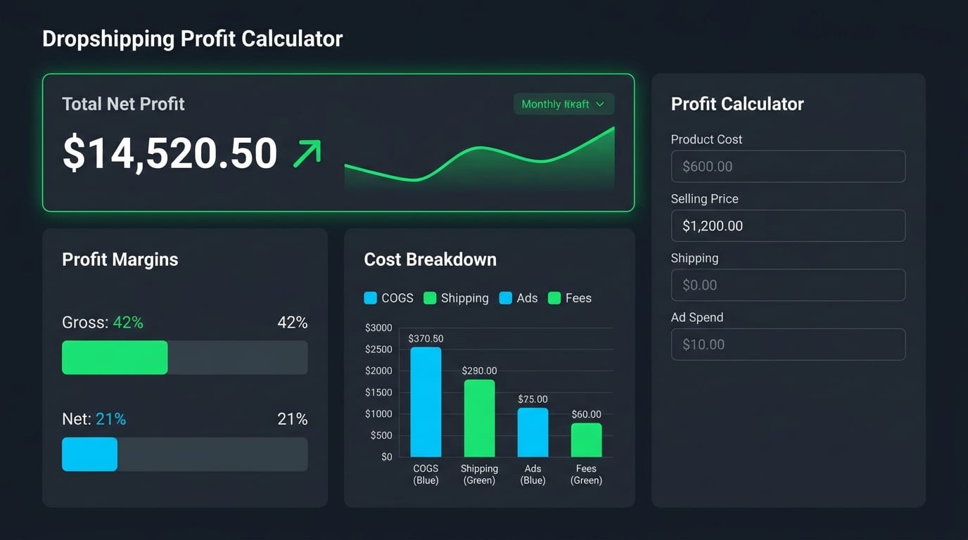 Dropshipping Profit Calculator