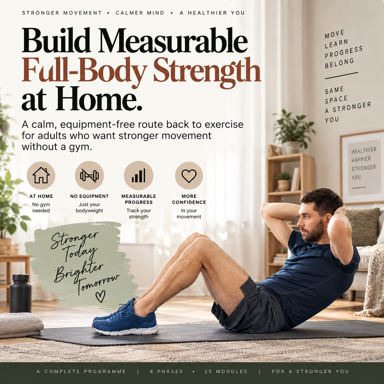 Build Full-Body Strength at Home Without a Gym
