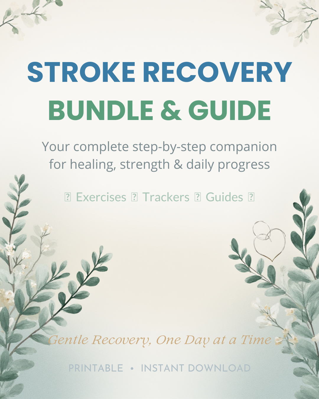 Stroke Recovery & Caregiver Guide Bundle