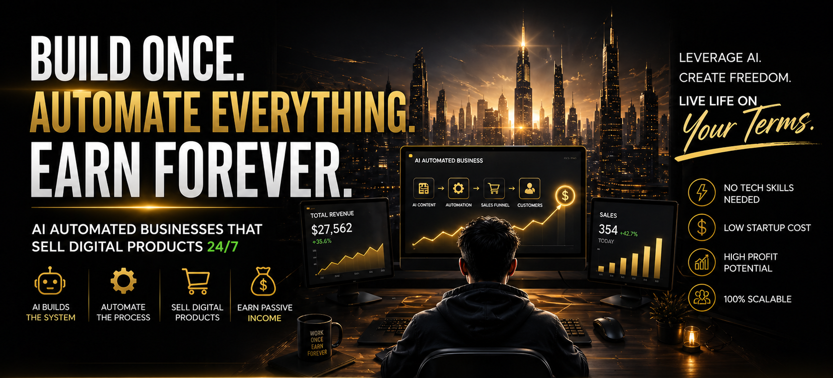 Automated Digital Product Business