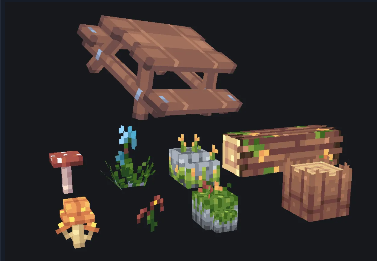 Minecraft Nature Props
