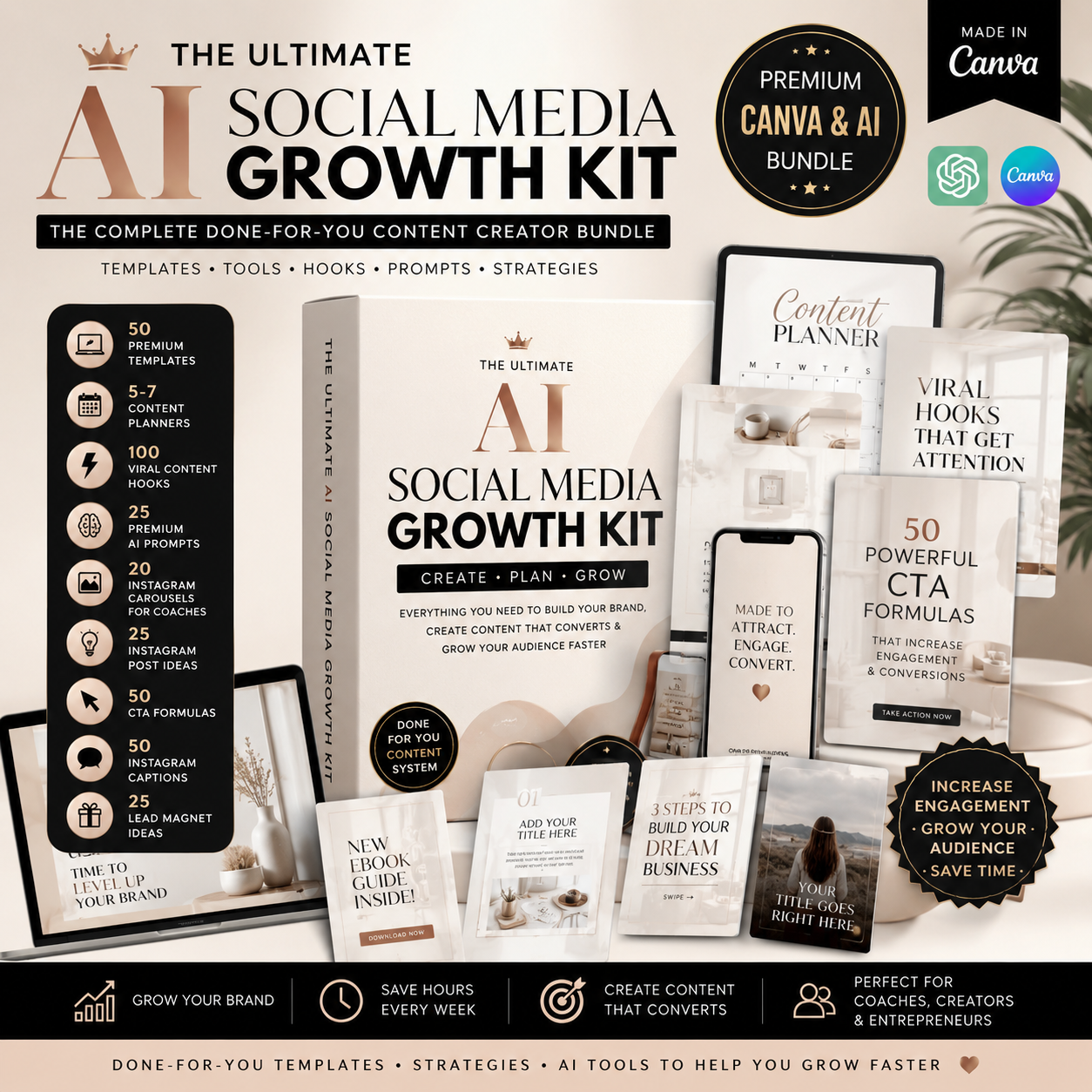 The Ultimate AI Social Media Growth Kit