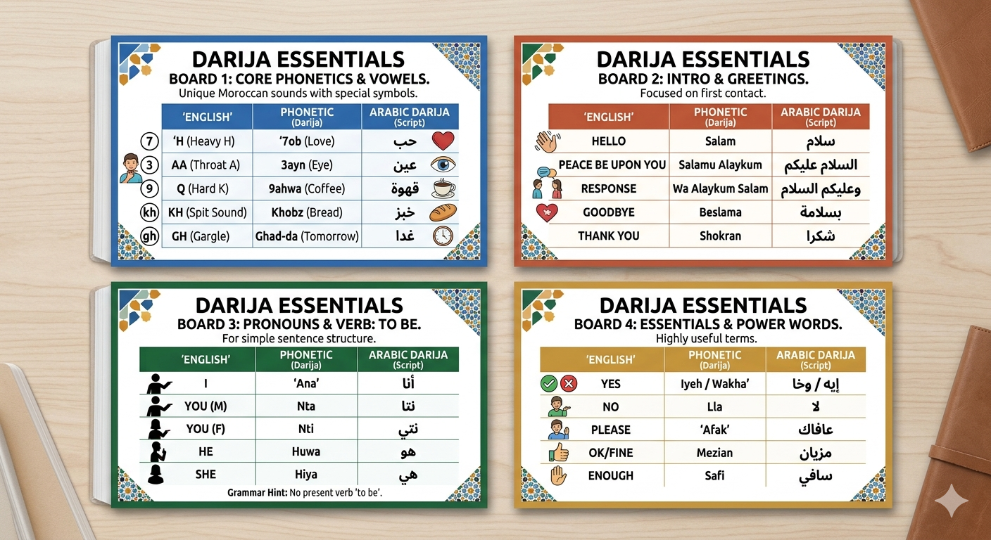 Moroccan Darija for travelers 