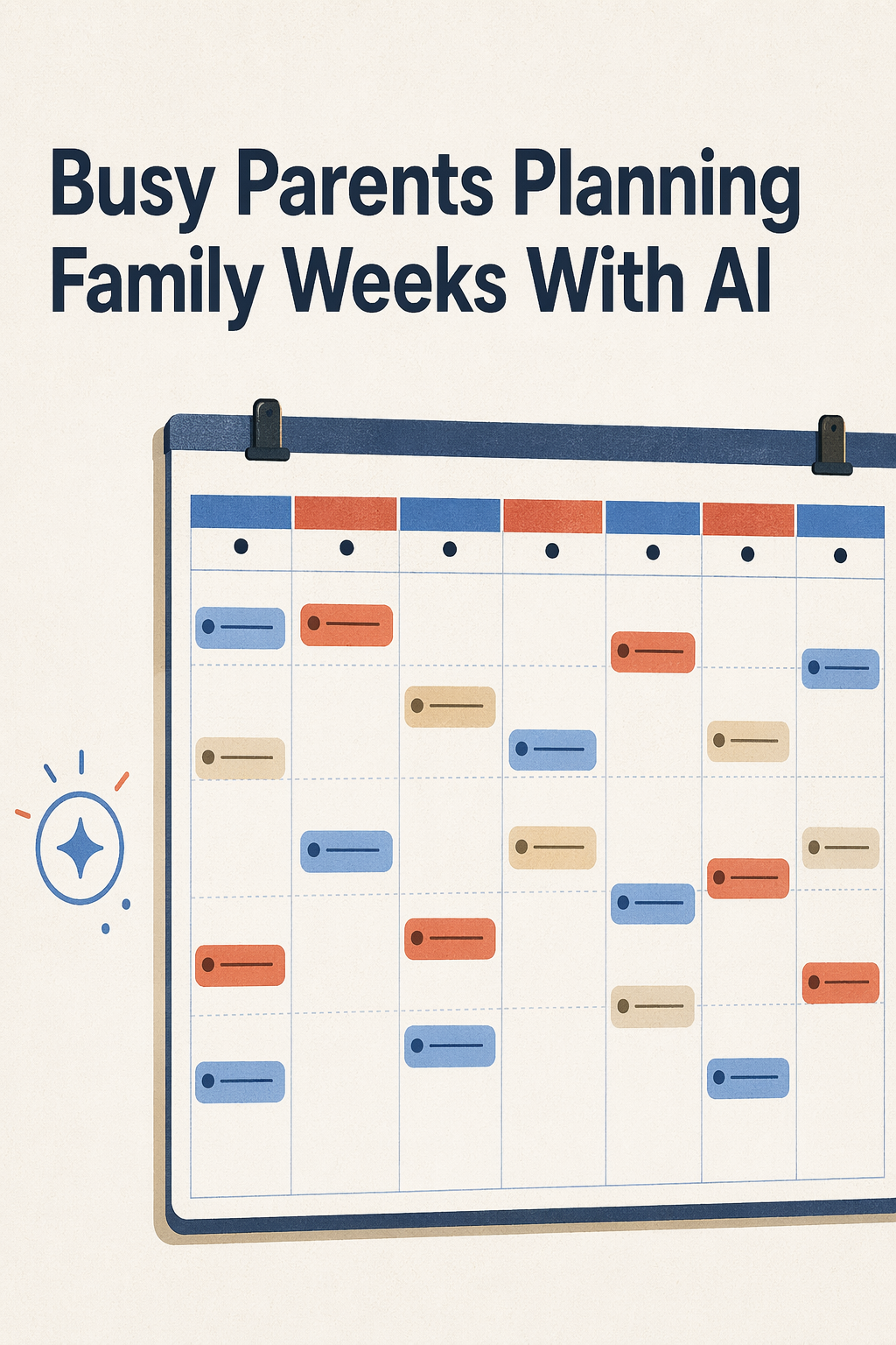 Busy Parents Planning Family Weeks With AI