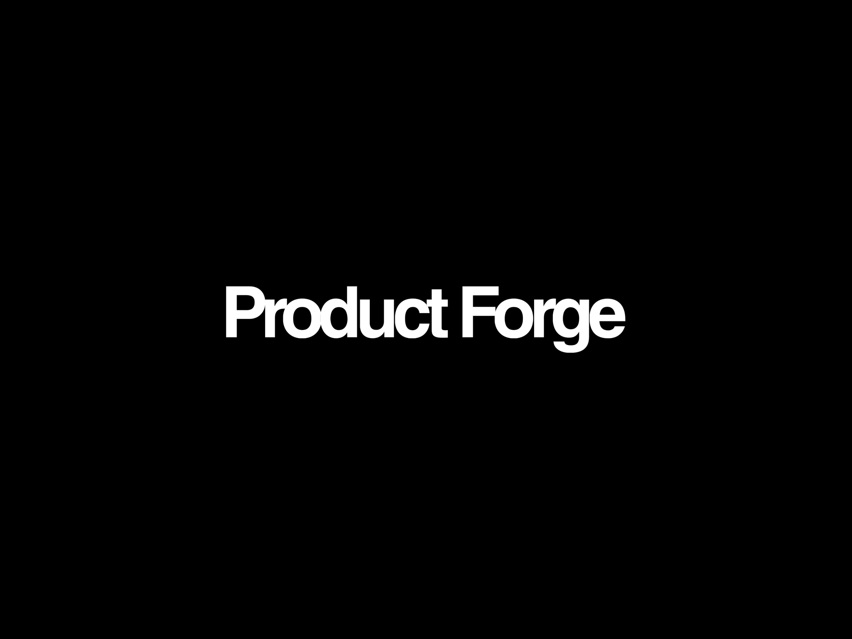 Product Forge app
