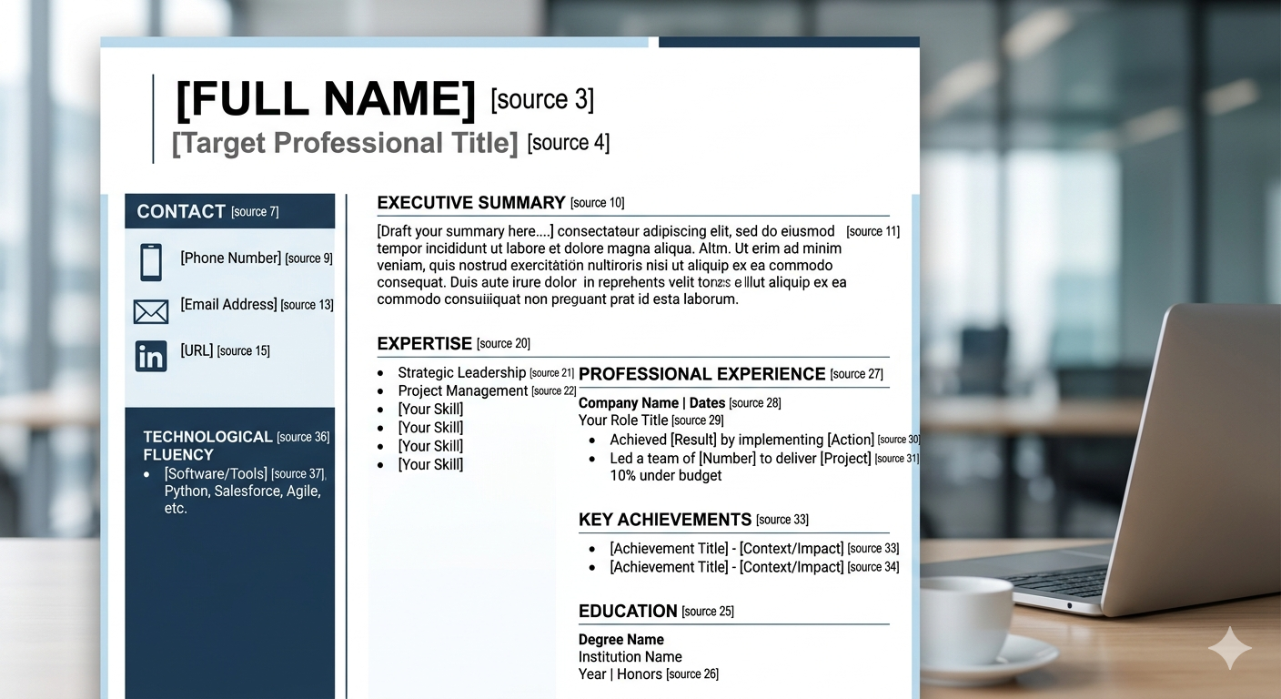 CV template 