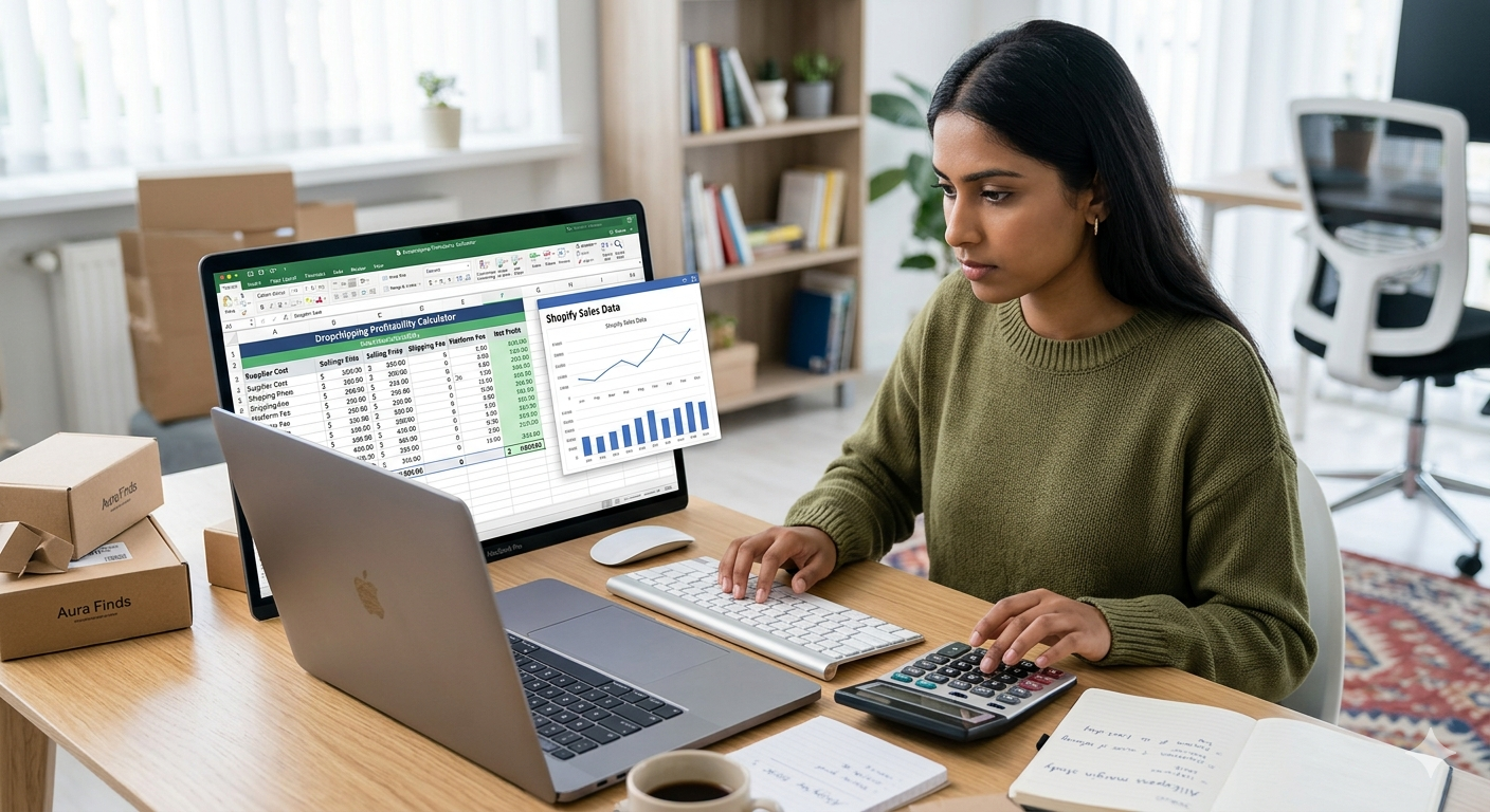 Excel Dropshipping template calculator 