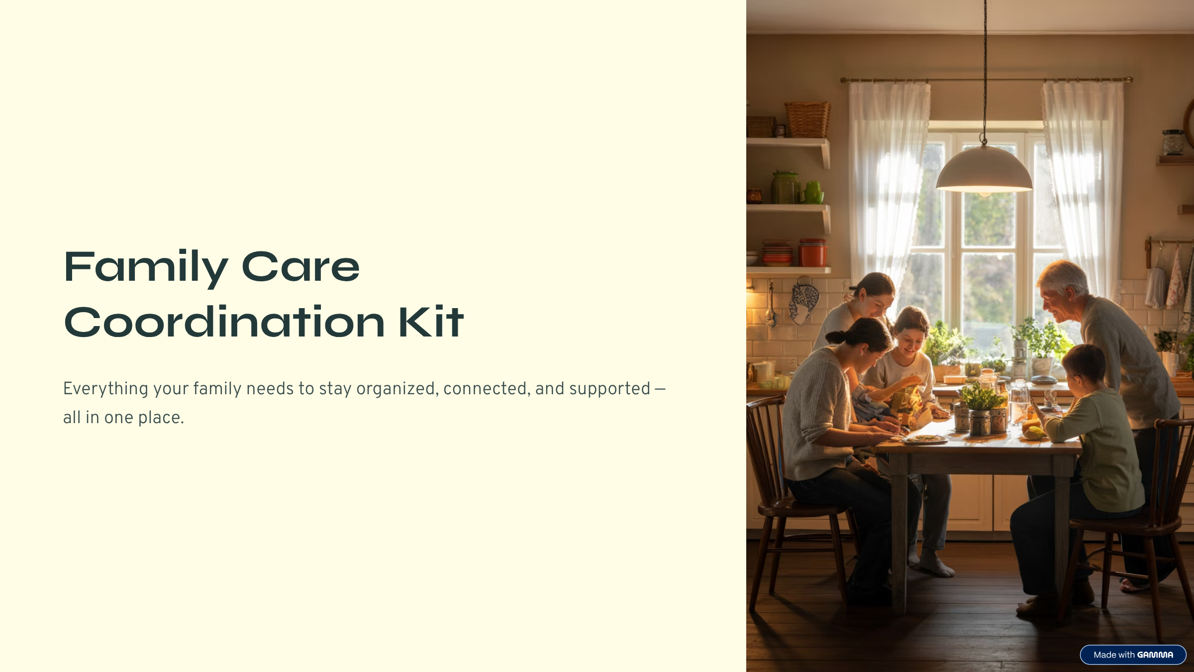 Family Care Coordination Kit