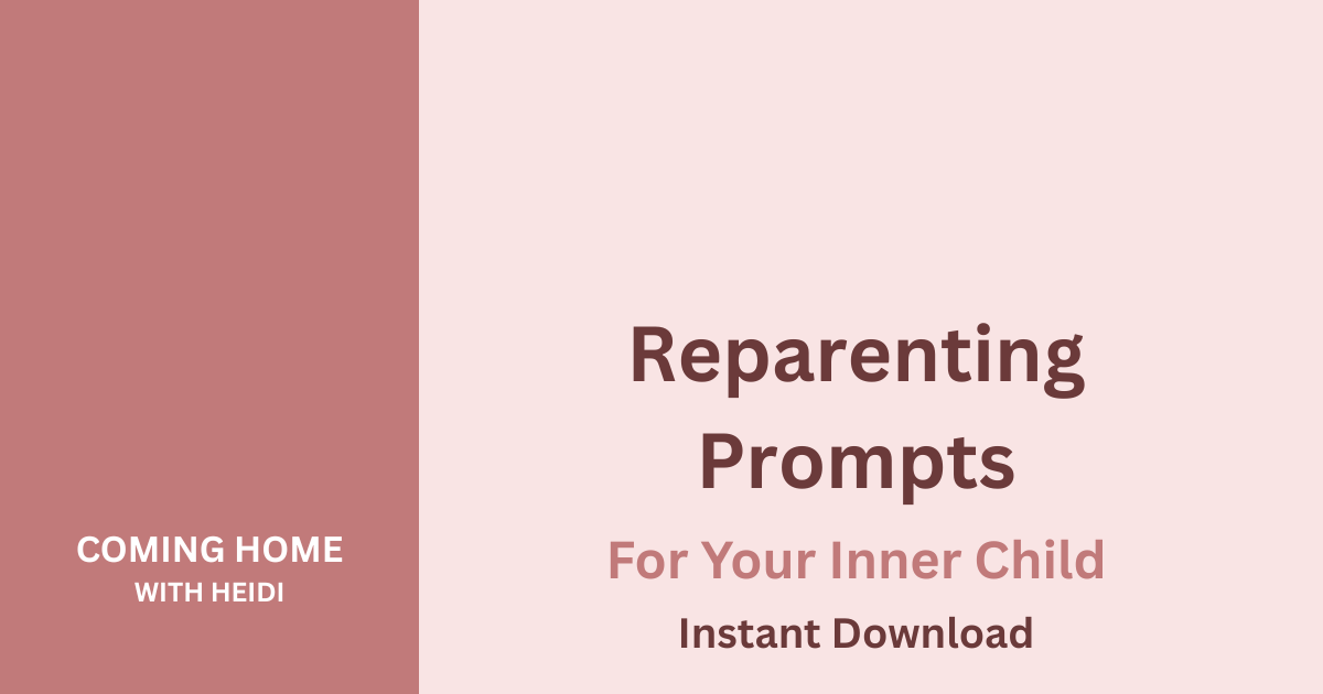 Reparenting Prompts for Your Inner Child