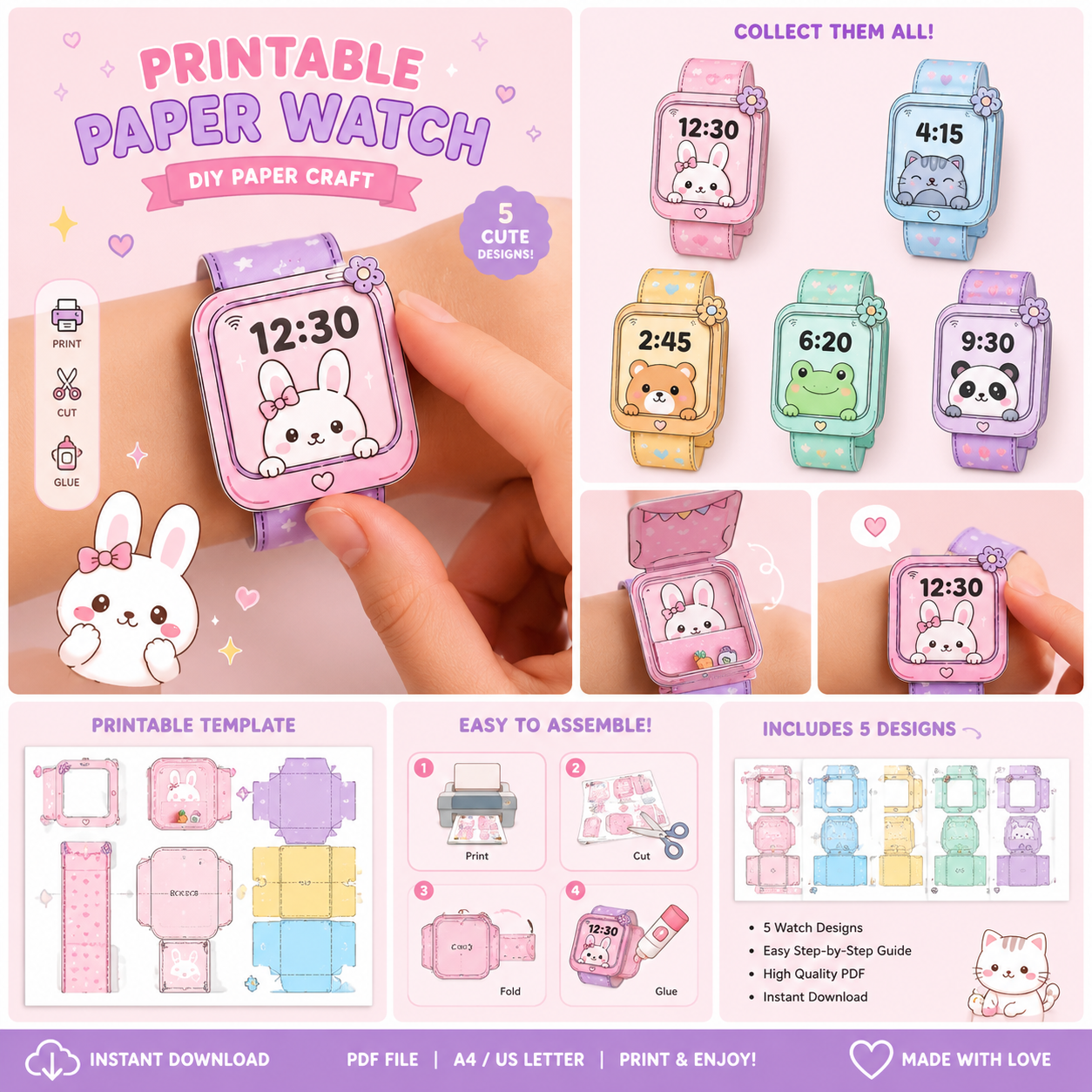 Printable Smartwatch Pack